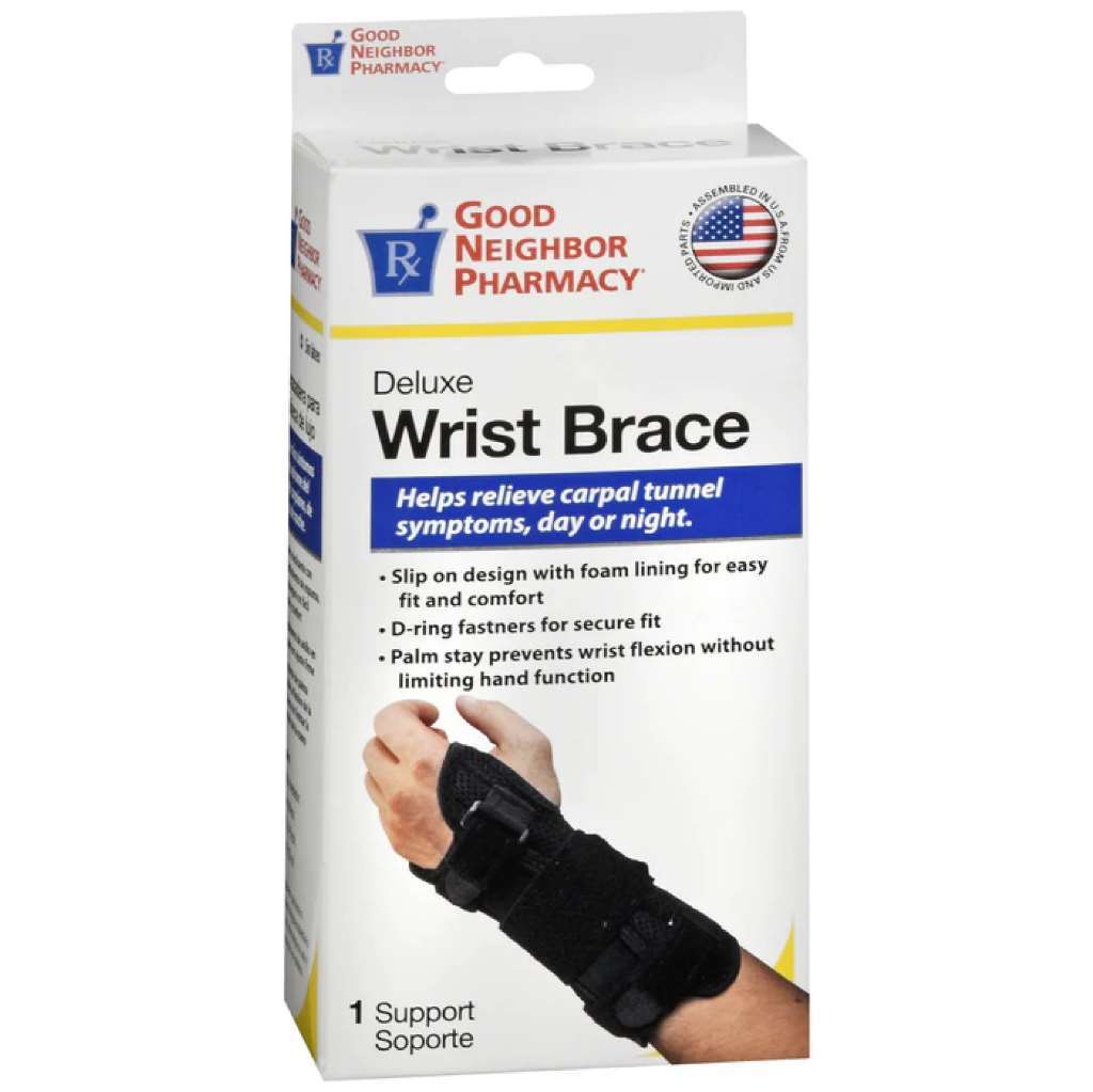 GNP Good Neighbor Pharmacy Deluxe Wrist Brace Right Hand Small/Medium