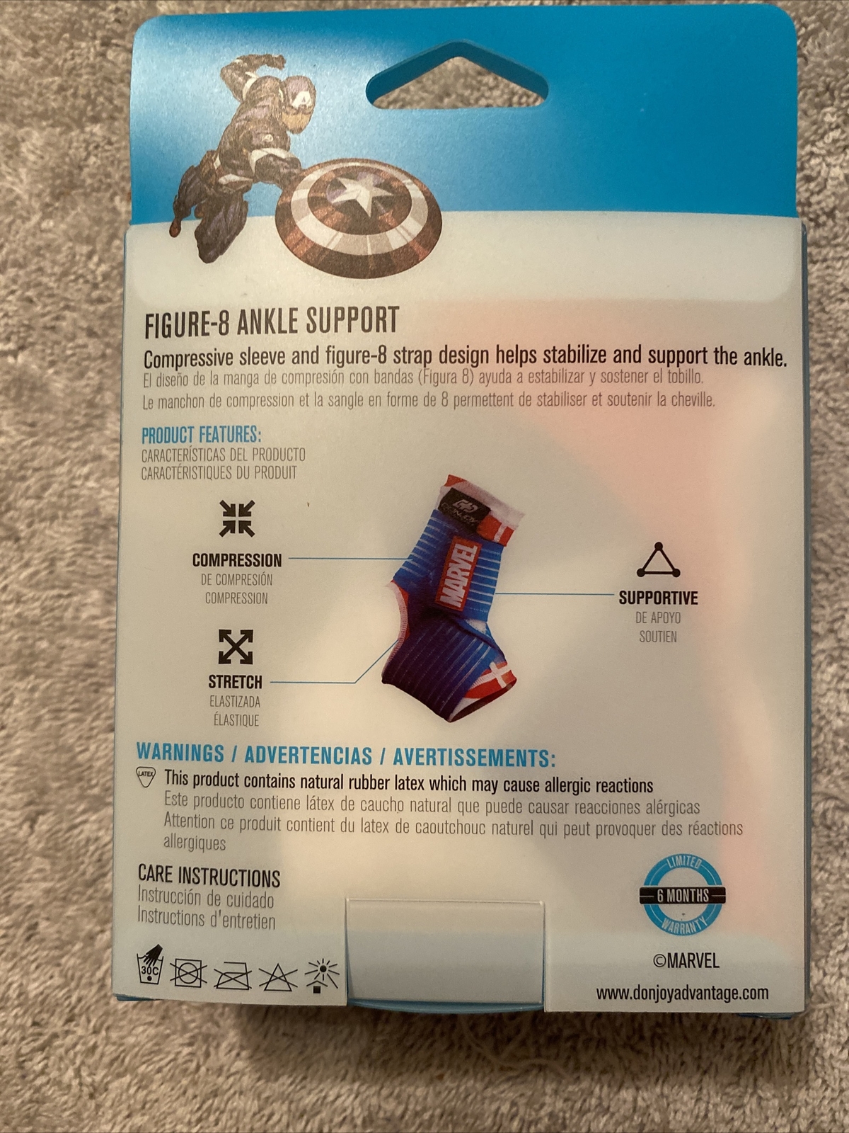 Ankle suport figure-8 pediatric ankle moderate NEW