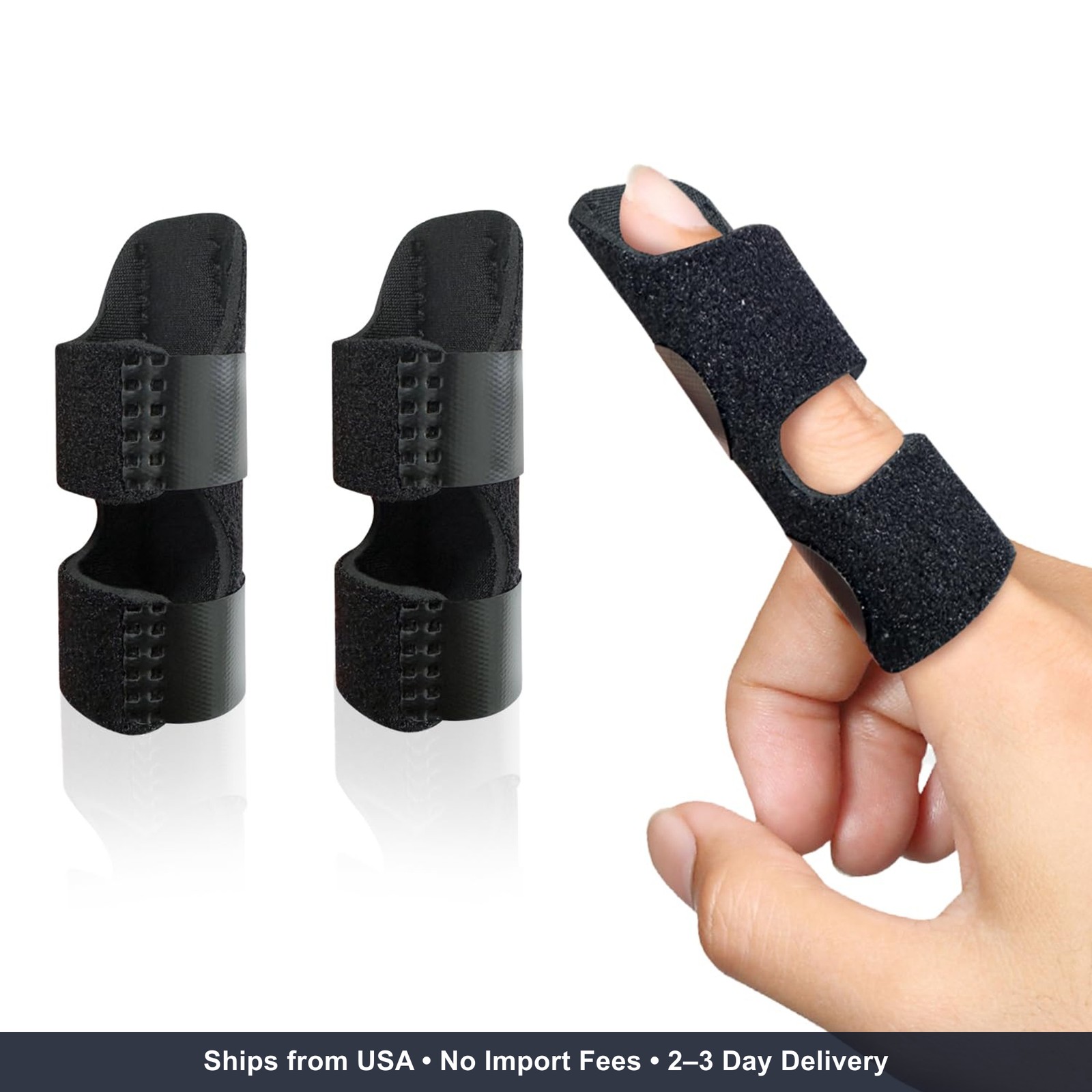 Finger Splint, Universal Trigger Finger Brace for Broken/Arthritis Pain and Spra