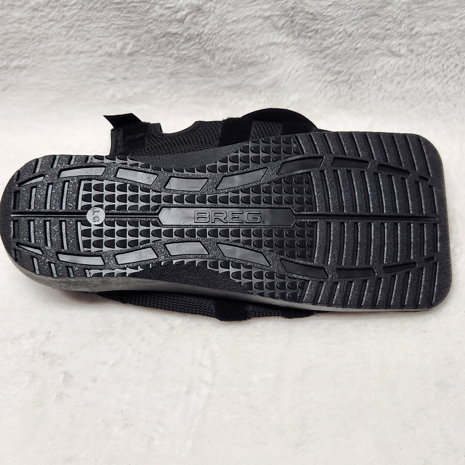 Breg Post-Op Square Toe Shoe Large Unisex Fits Left / Right Foot Black NEW