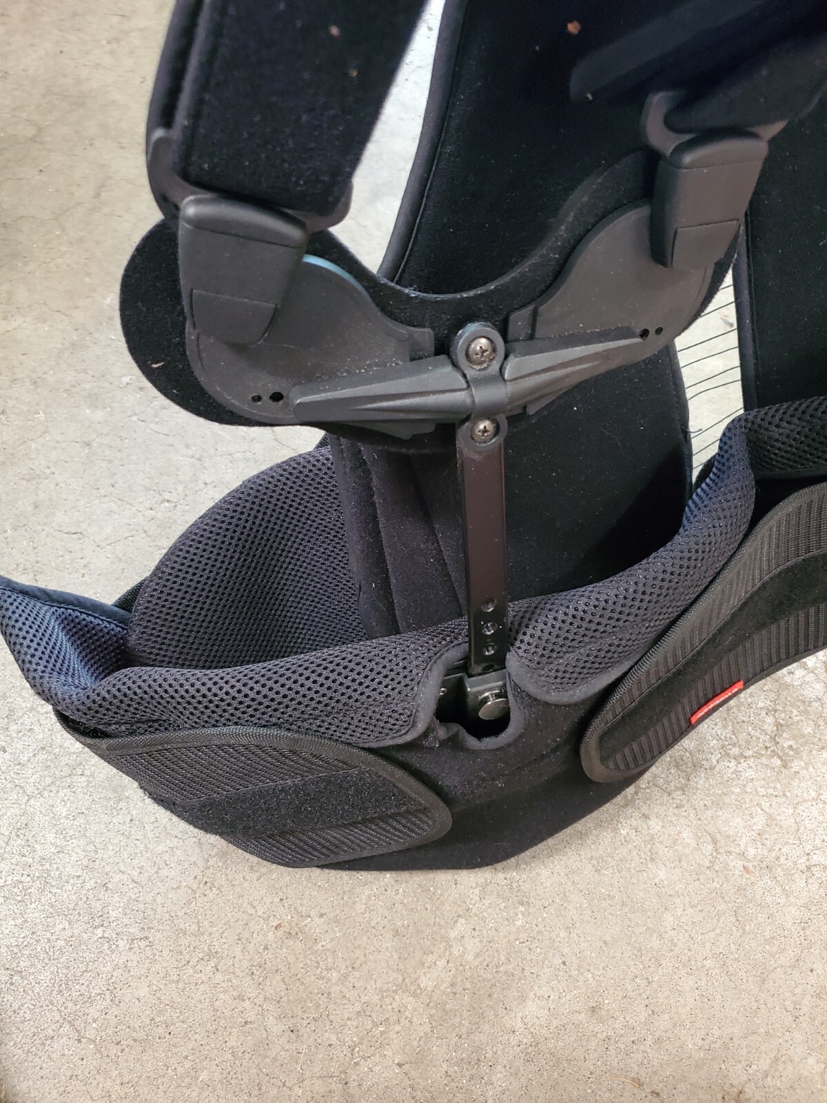 Otto Bock Black Full Support System Lumbar Back Brace EUC Fits 6′ 2″ 230 Man. XL