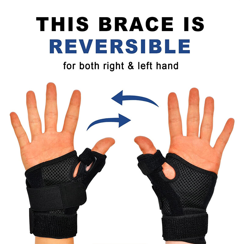 Thumb Support Wrist Brace Hand Sprain Carpal Tunnel Arthritis Running Left Right