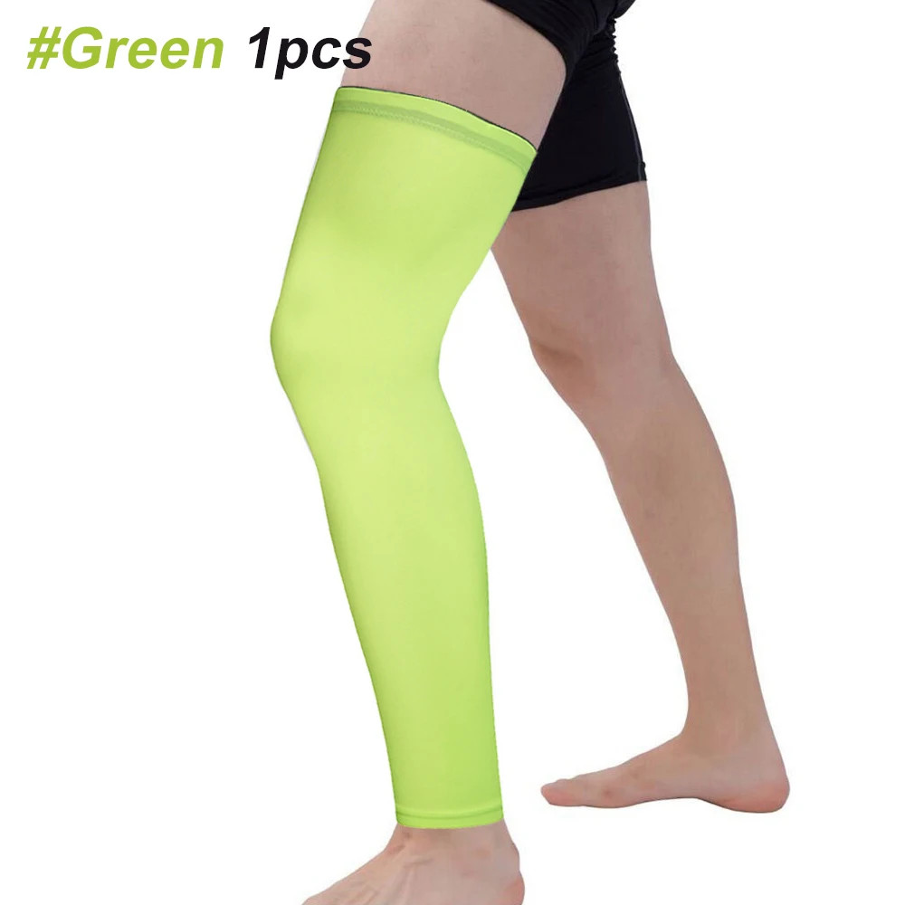 1Pcs Full Leg Sleeves Long Compression Leg Sleeve Knee Sleeves Protect Leg, for