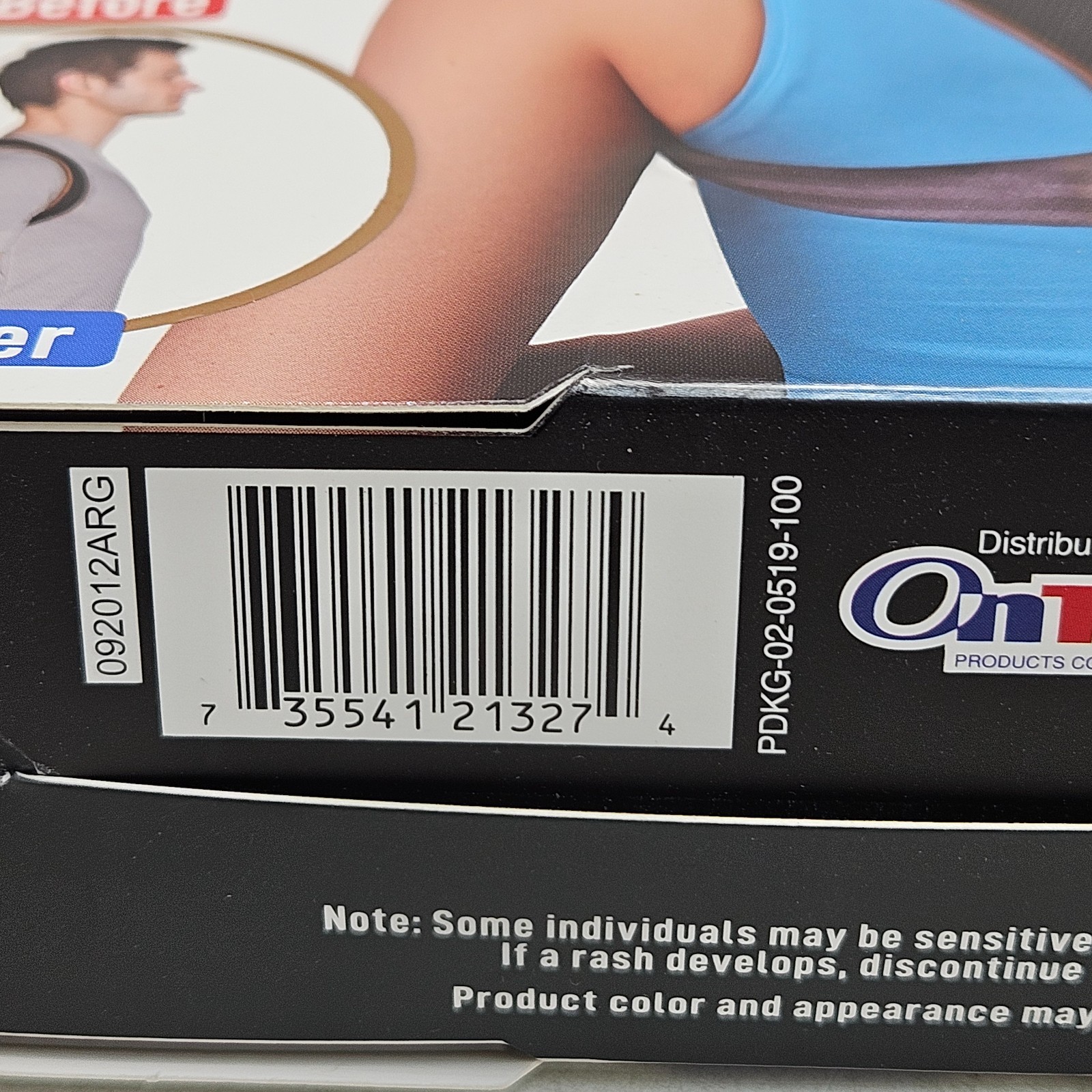 Ontel Posture Doctor Corrector Back Support Brace Adjustable Unisex One Size