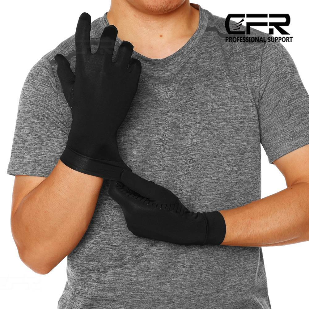 Copper Compression Gloves Arthritis Pain Relief Hand Joint Support Brace