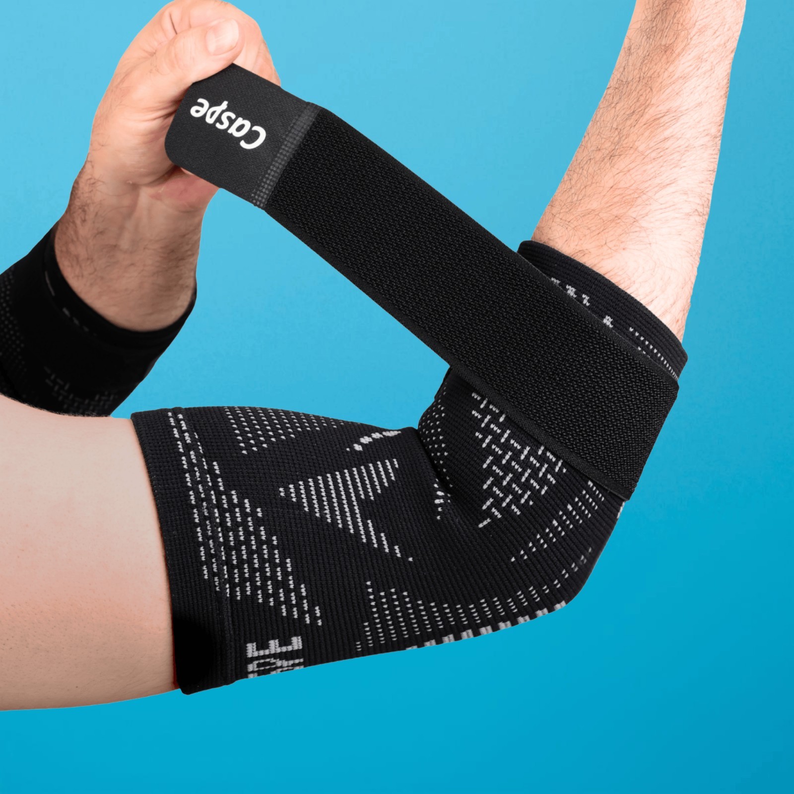 Caspe 2-Pack Elbow Sleeve Brace Wrap Adjustable Support Arm Arthritis Tendonitis