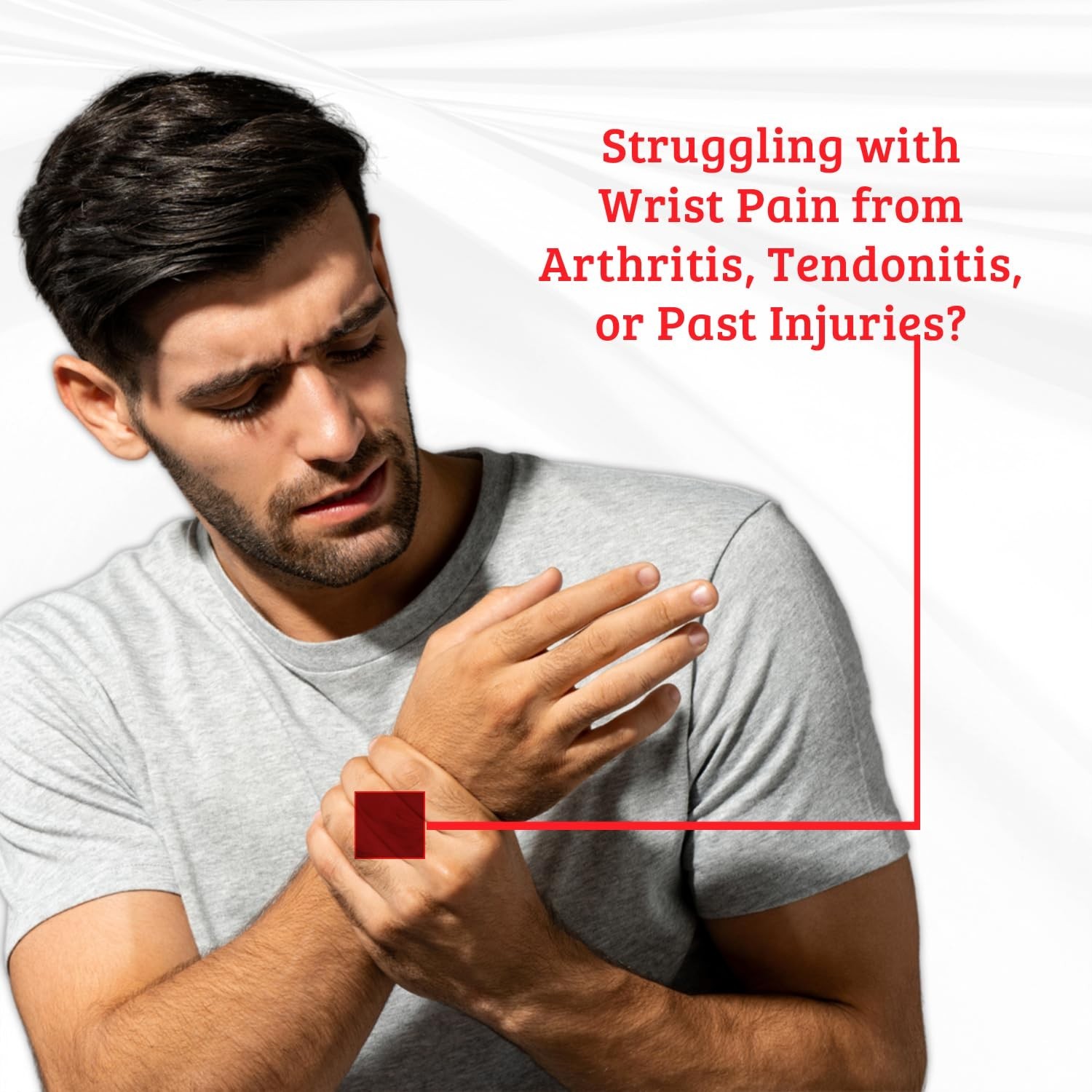 Adjustable Wrist Support Brace for Weightlifting – Pain Relief, Non-Slip Grip, G