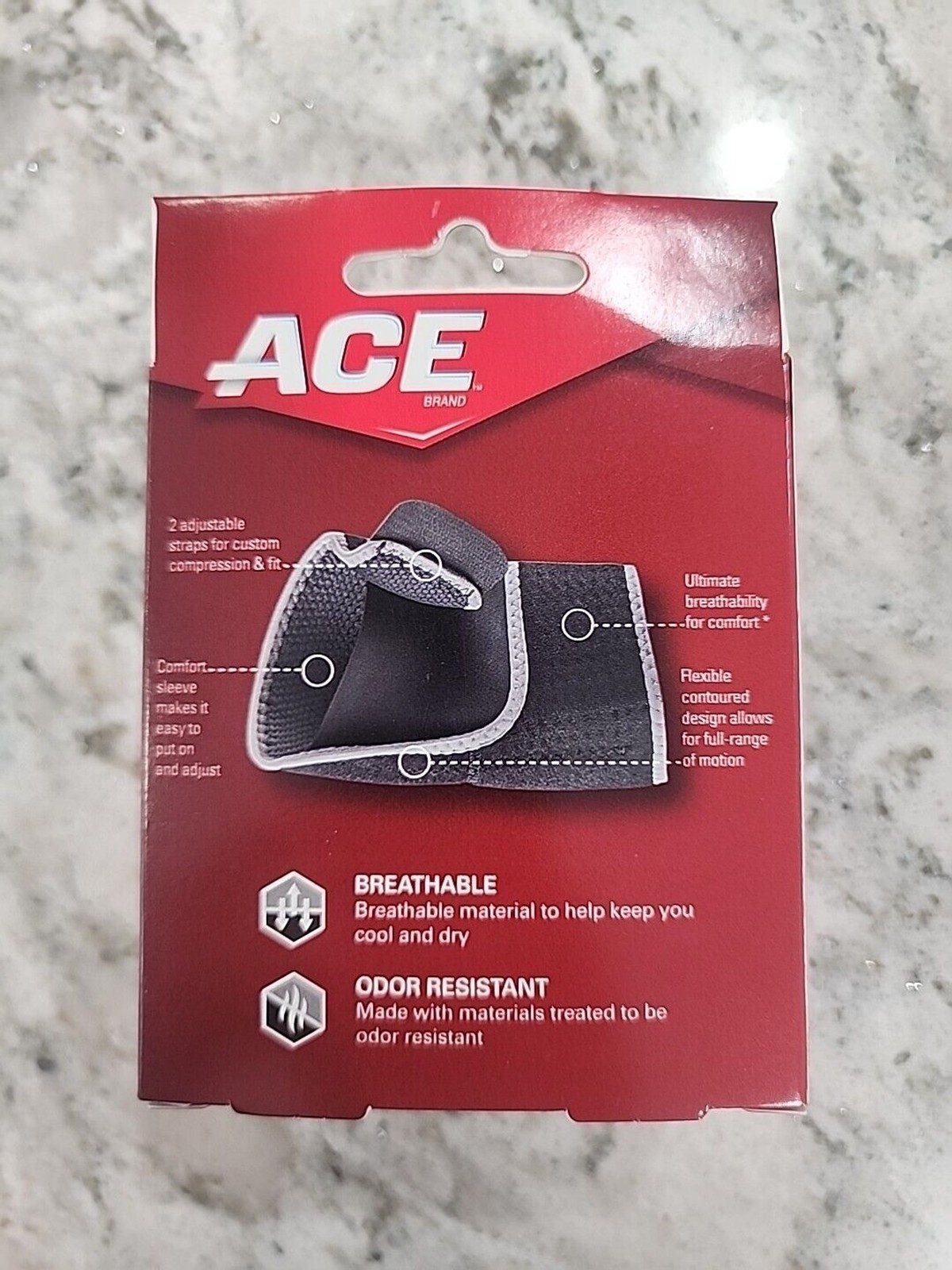 Adjustable ACE Neoprene Elbow Support – One Size 207249