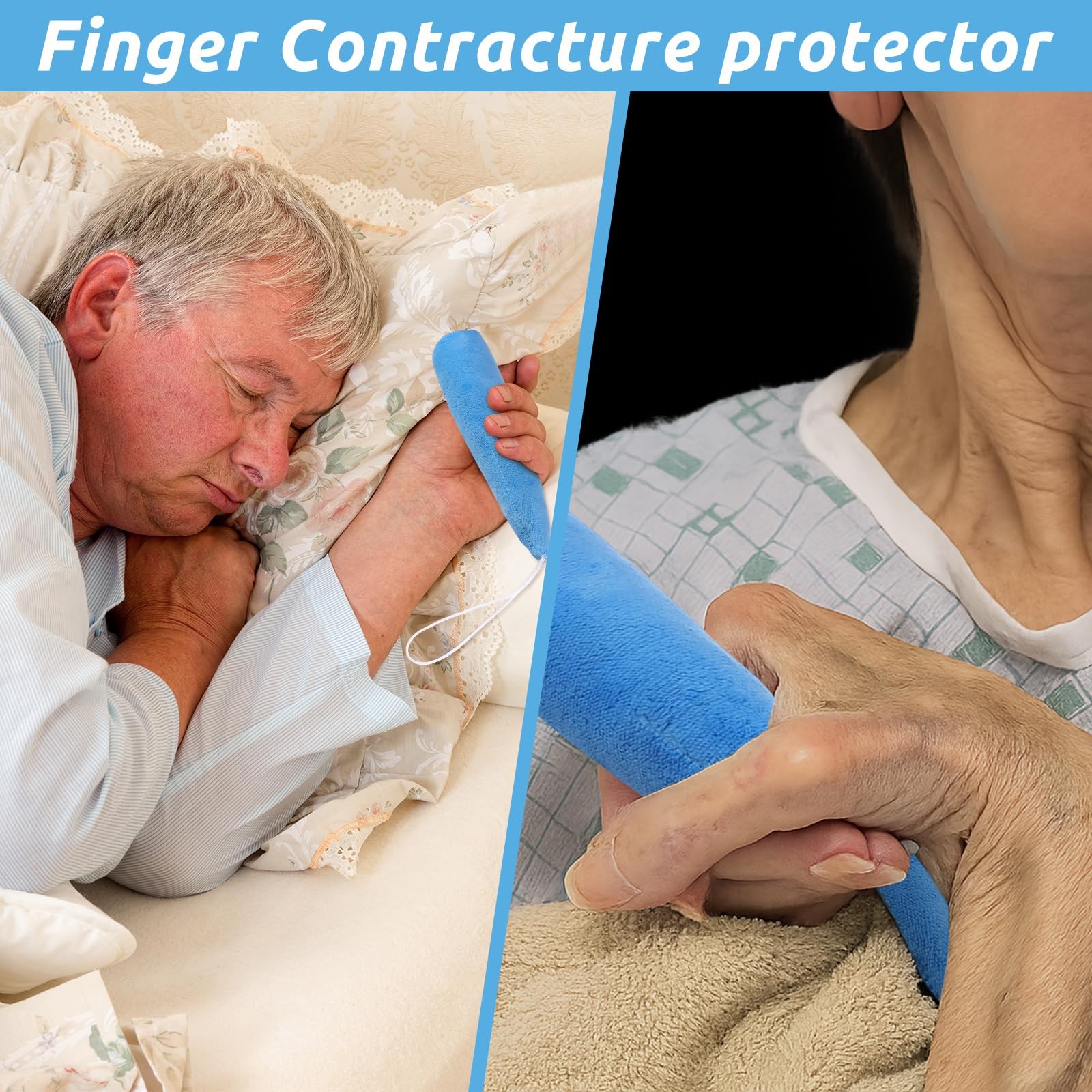 4 PCS Palm Protector Hand Carrot Shape Contracture Cushion Parkinson Support