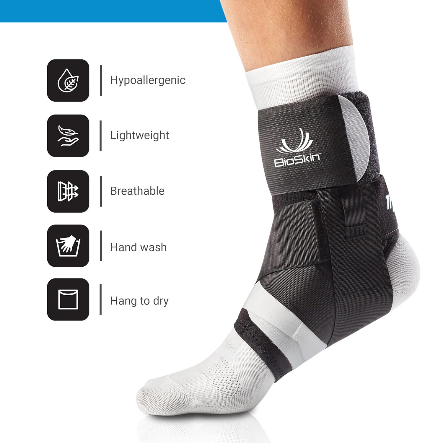 Trilok Ankle Brace – Sprained Ankle & Plantar Fasciitis Support, Figure-8 Stabil