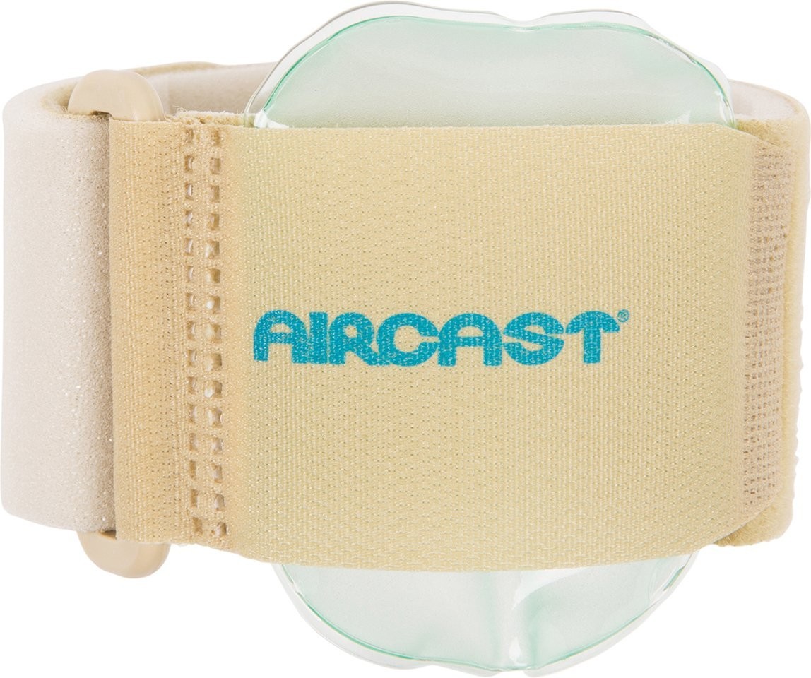 Soft Foam Pneumatic Elbow Support — Optimal Comfort for Tennis & Golfers, Beige