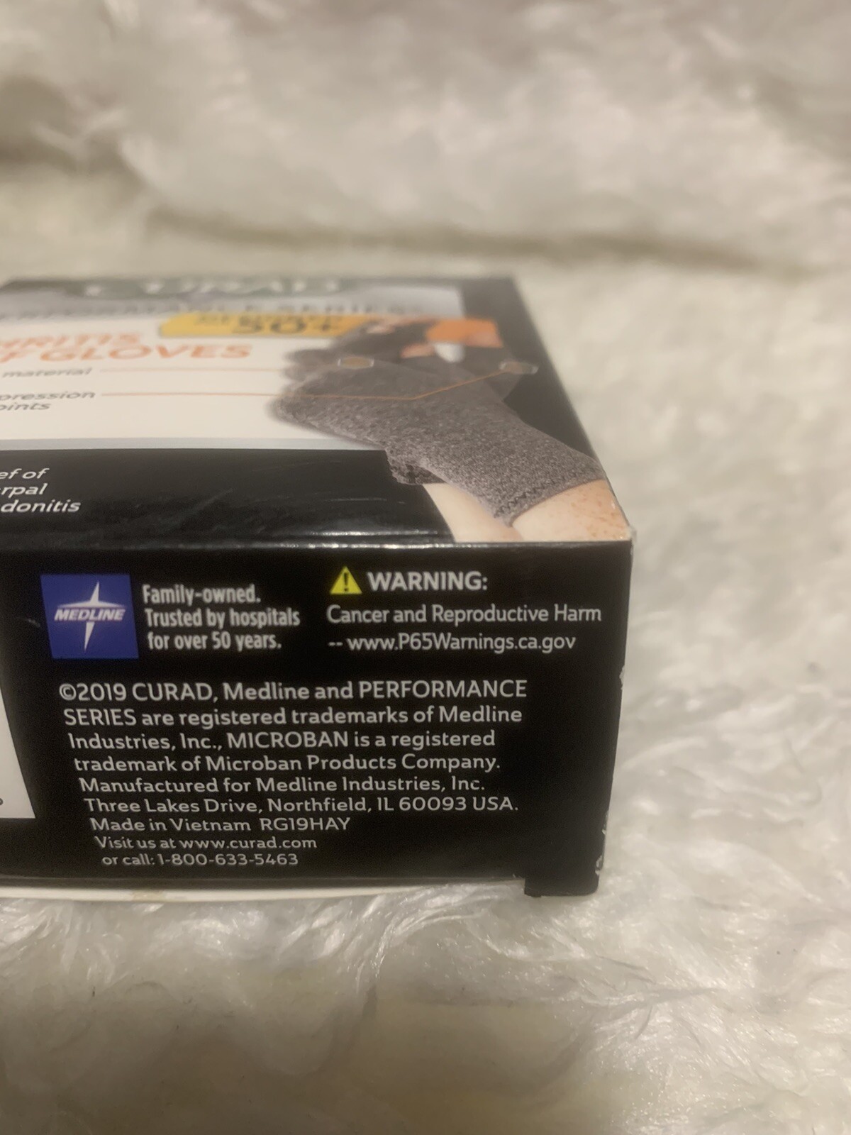 Curad Performance Series Arthritis Relief Gloves 1 Pair Size Lg Designed For 50+
