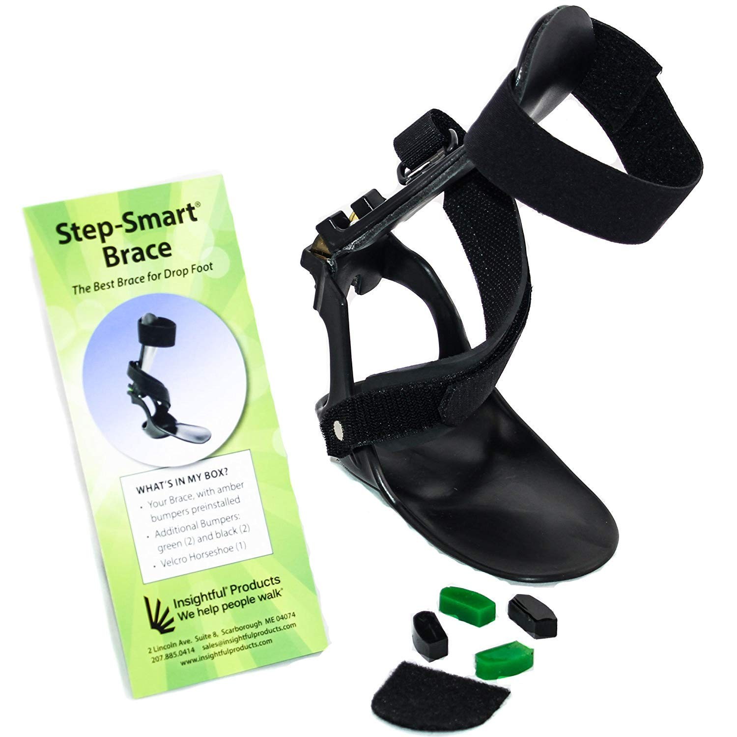 Drop Foot Brace/AFO, Adjustable Foot Drop Brace for Walking with Shoes or Run…