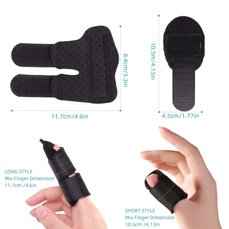 1/5Pcs Adjustable Finger Splint Braces for Thumb Pinky Middle Index Ring Fingers