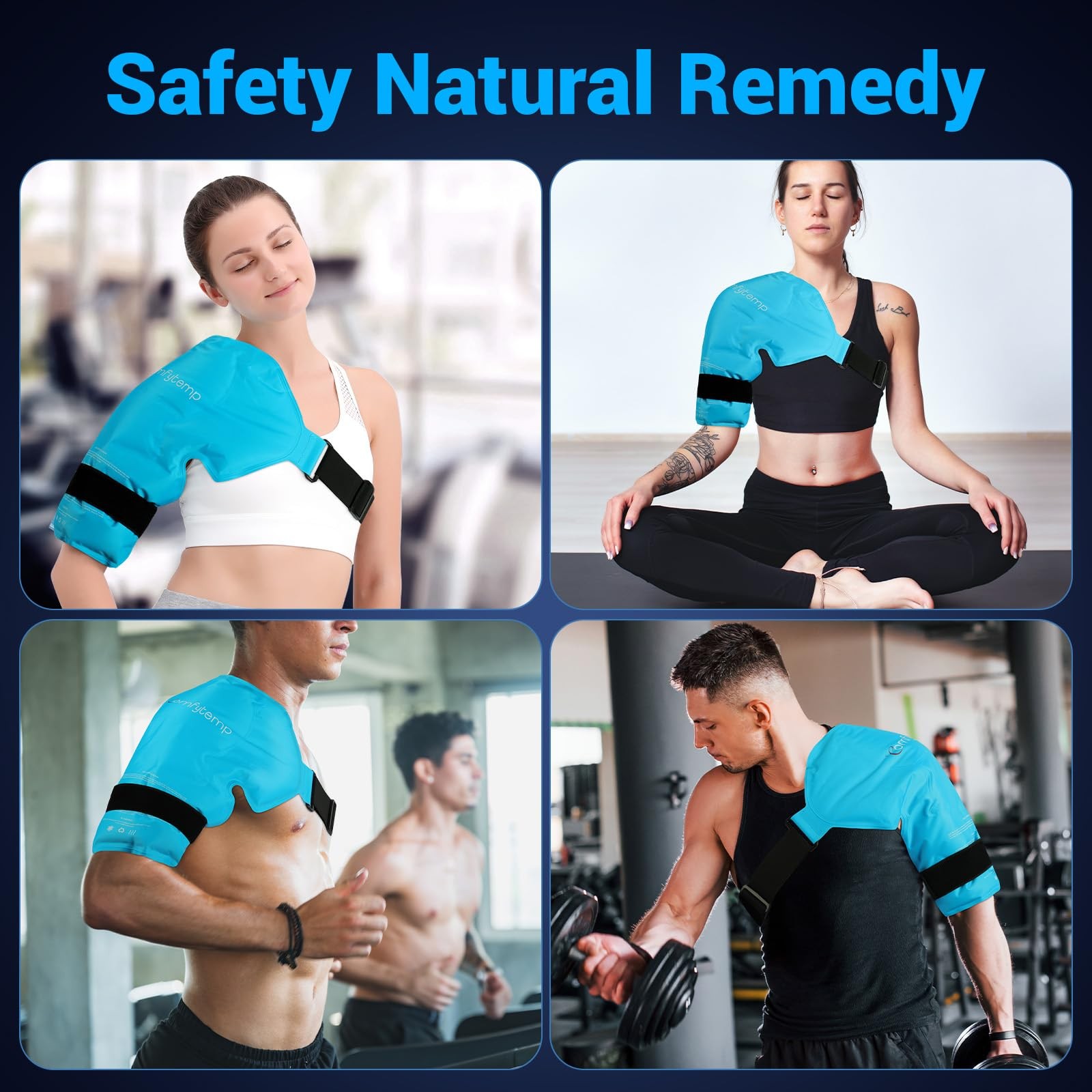 Comfytemp Shoulder Ice Pack Blue Large/X-Large