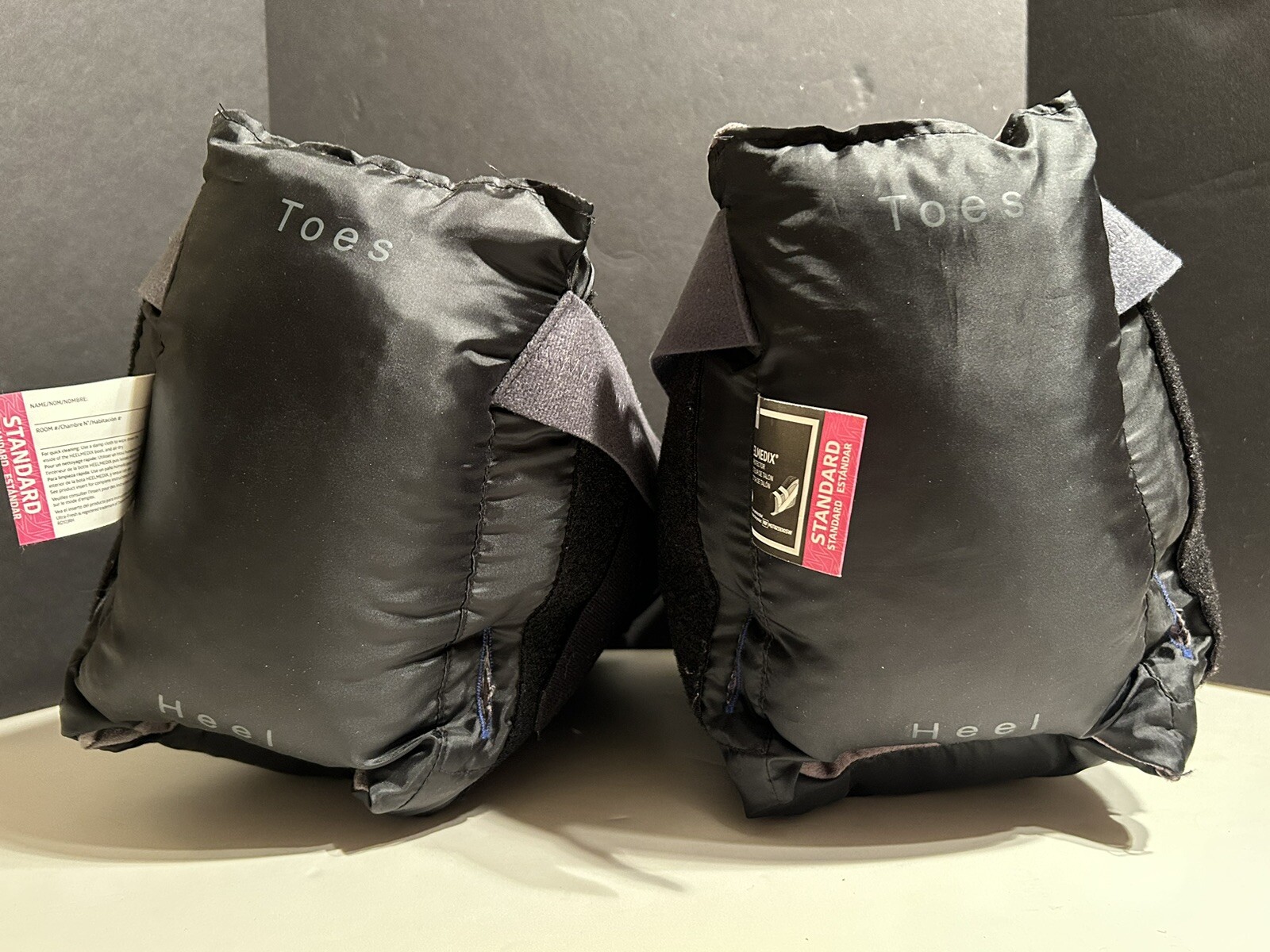 2 HEELMEDIX Heel Protectors size standard, 3 stabilizers & 3 mesh bags