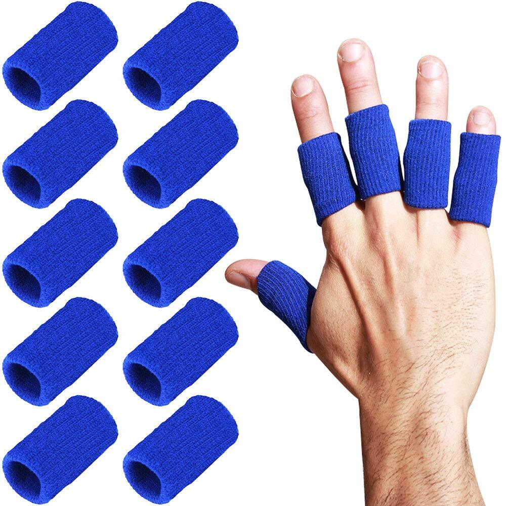20 Pcs Finger Sleeves Protectors Sports Finger Splints Thumb Finger Support