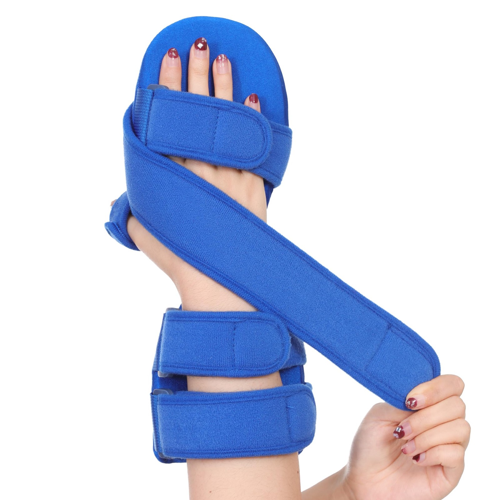 Resting Hand Splint, Stroke Hand Therapy Equipment, Hand Brace with Finger Su…