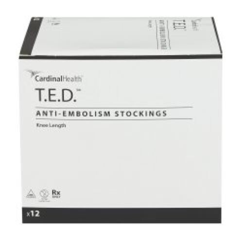 7203 Anti-Embolism Stockings Large, Regular Knee Length KENDALL T.E.D. Exp 10-27