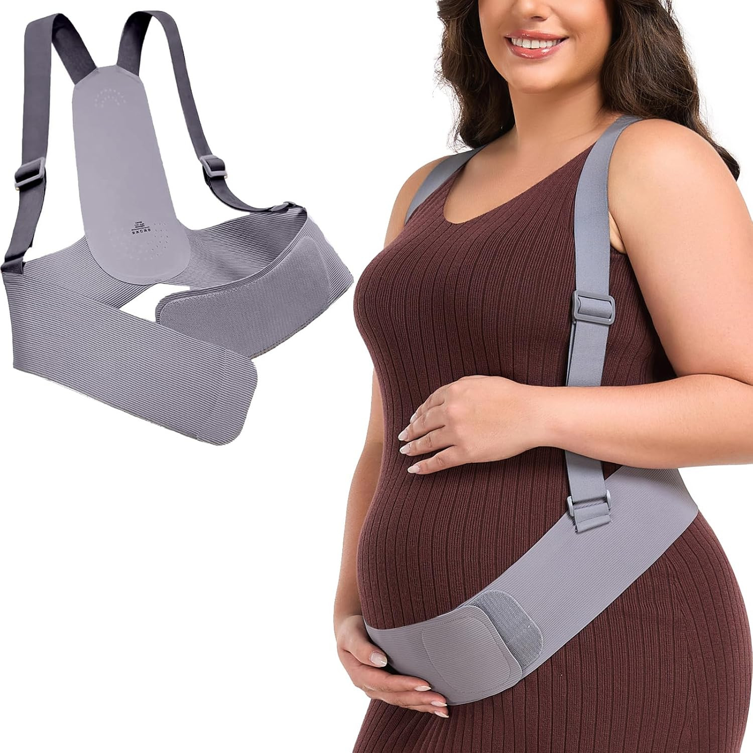 Belly Bands for Pregnant Women with Adjustable Support Brace Straps | Pregnancy