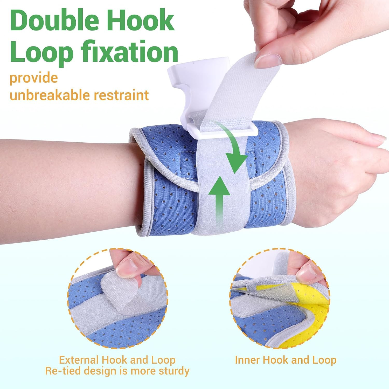 Patient Restraint Band, Ankle and Wrist Universal Constraints Control, Restraint