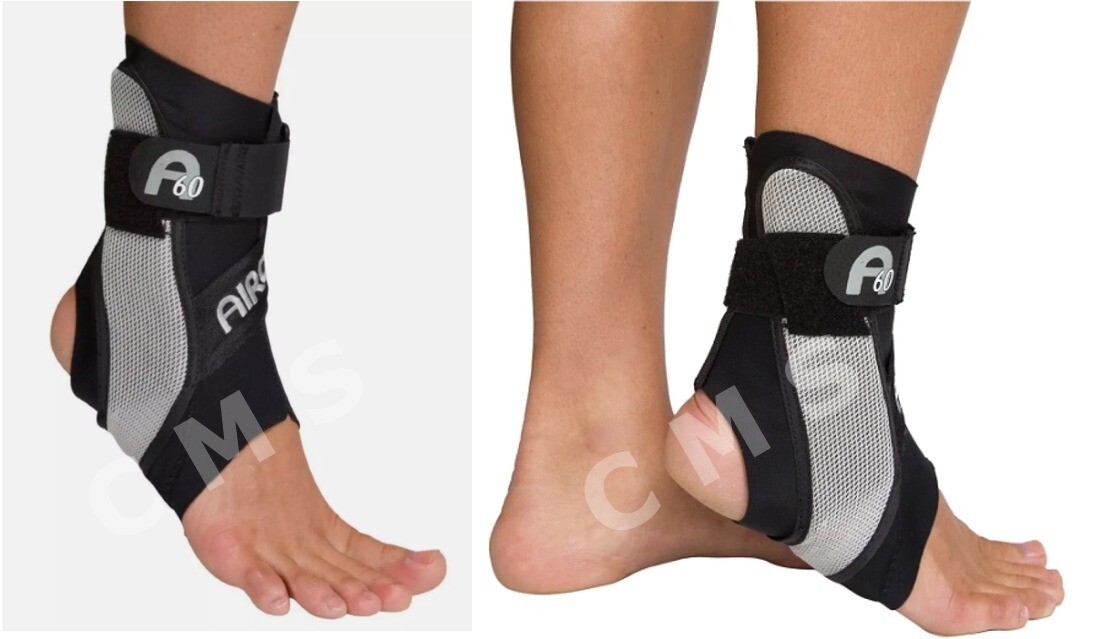 DJO AirCast A60 Foot Ankle Prophylactic Support Protection Comfort Brace Black