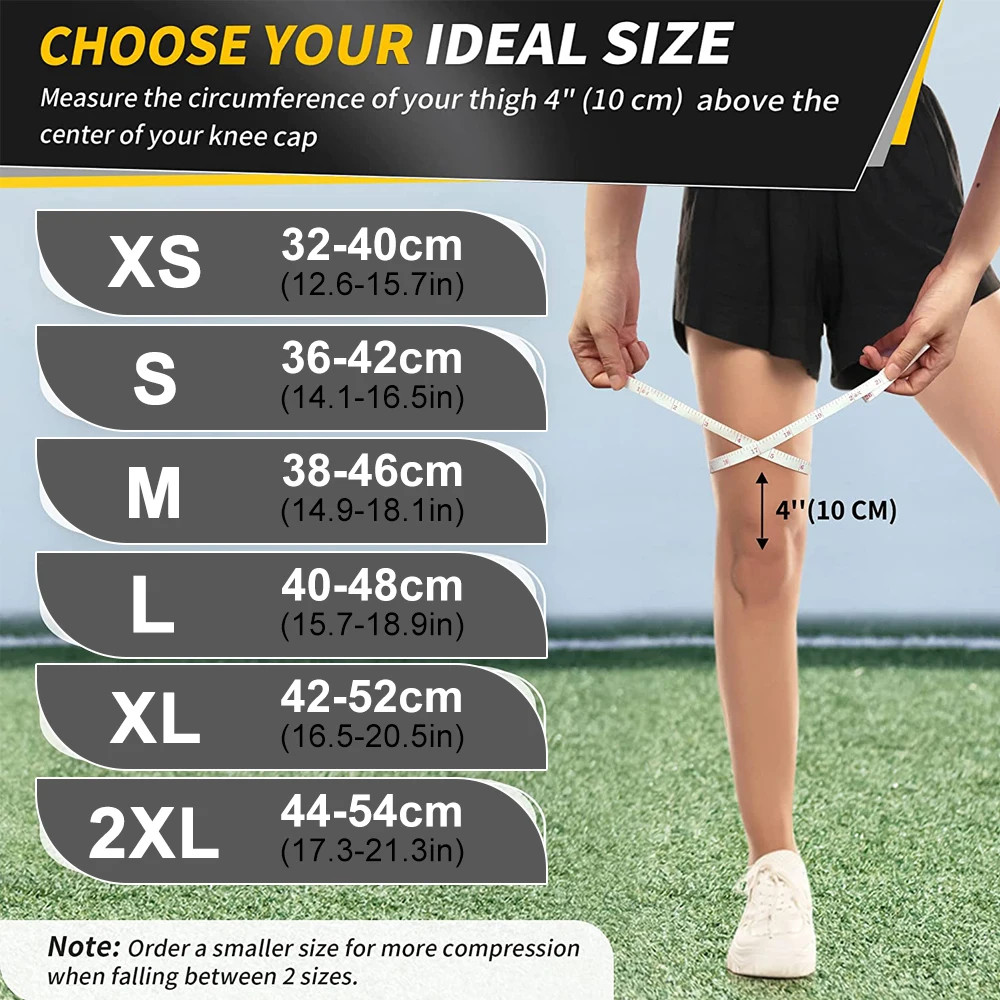 1 PCS Full Leg Compression Sleeve, Support for Knee