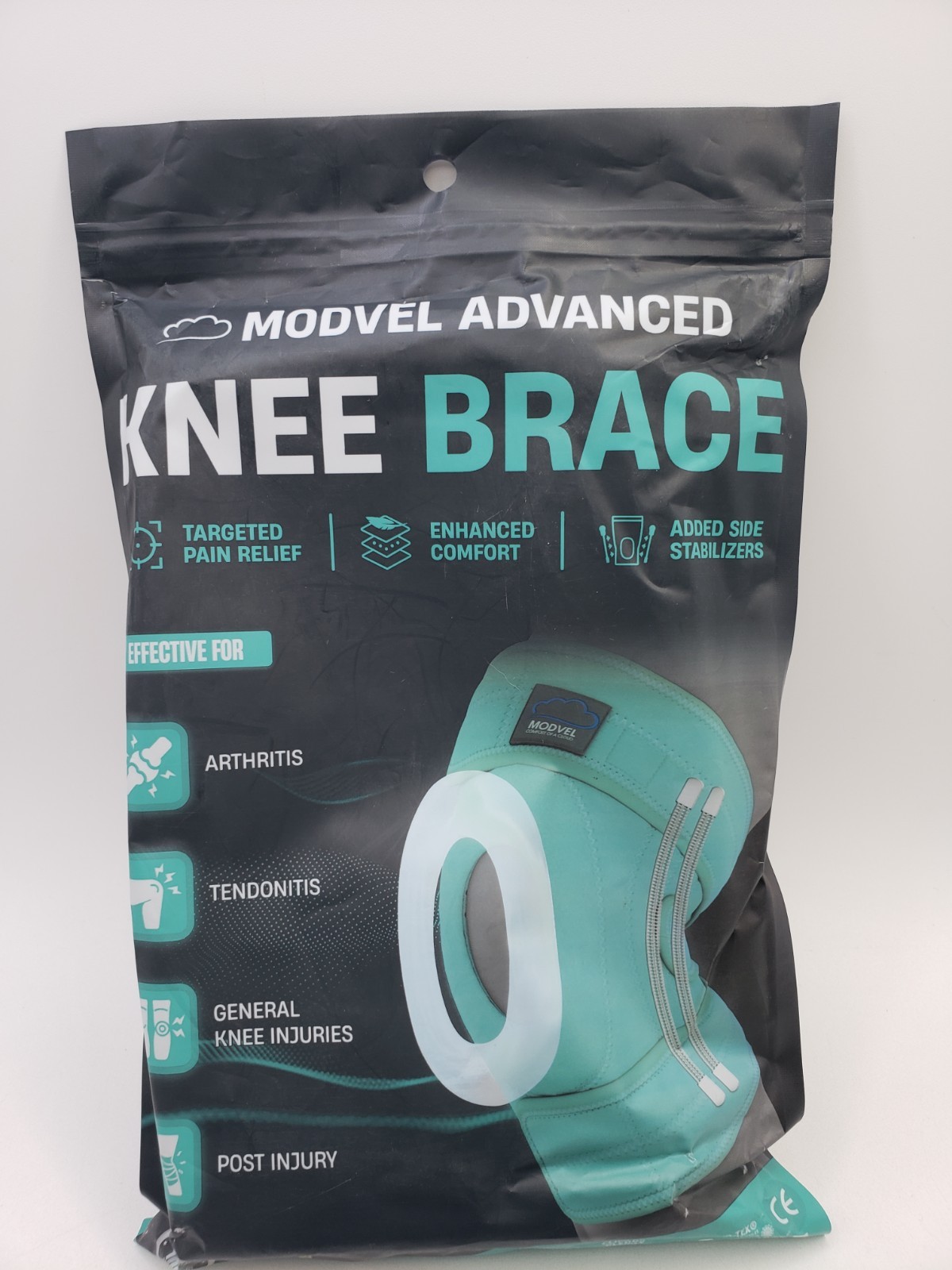MODVEL ELITE Knee Brace for Women & Men with Side Stabilizers, L-XL Pink