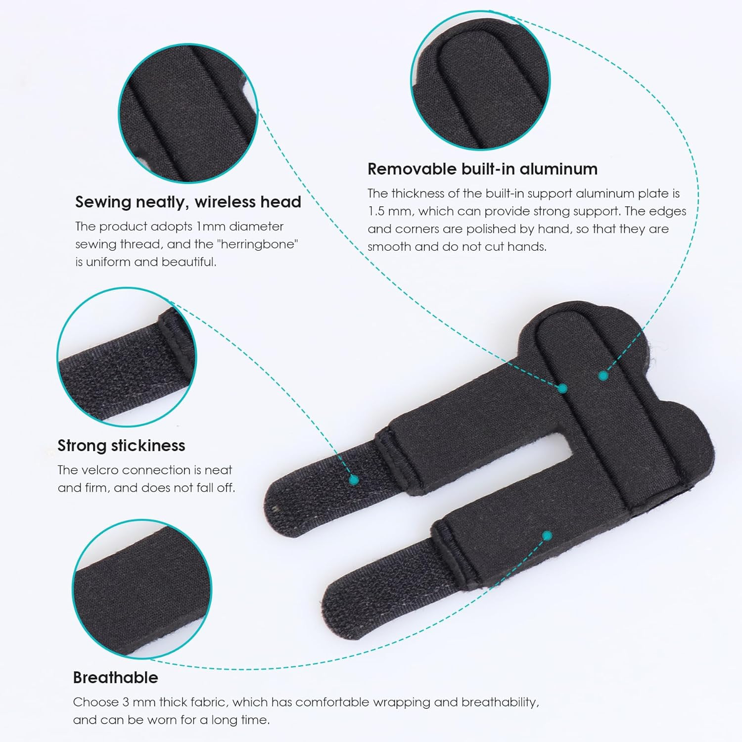 Finger Splint (2 Pack), Universal Finger Straightener, Finger Brace for Arthriti