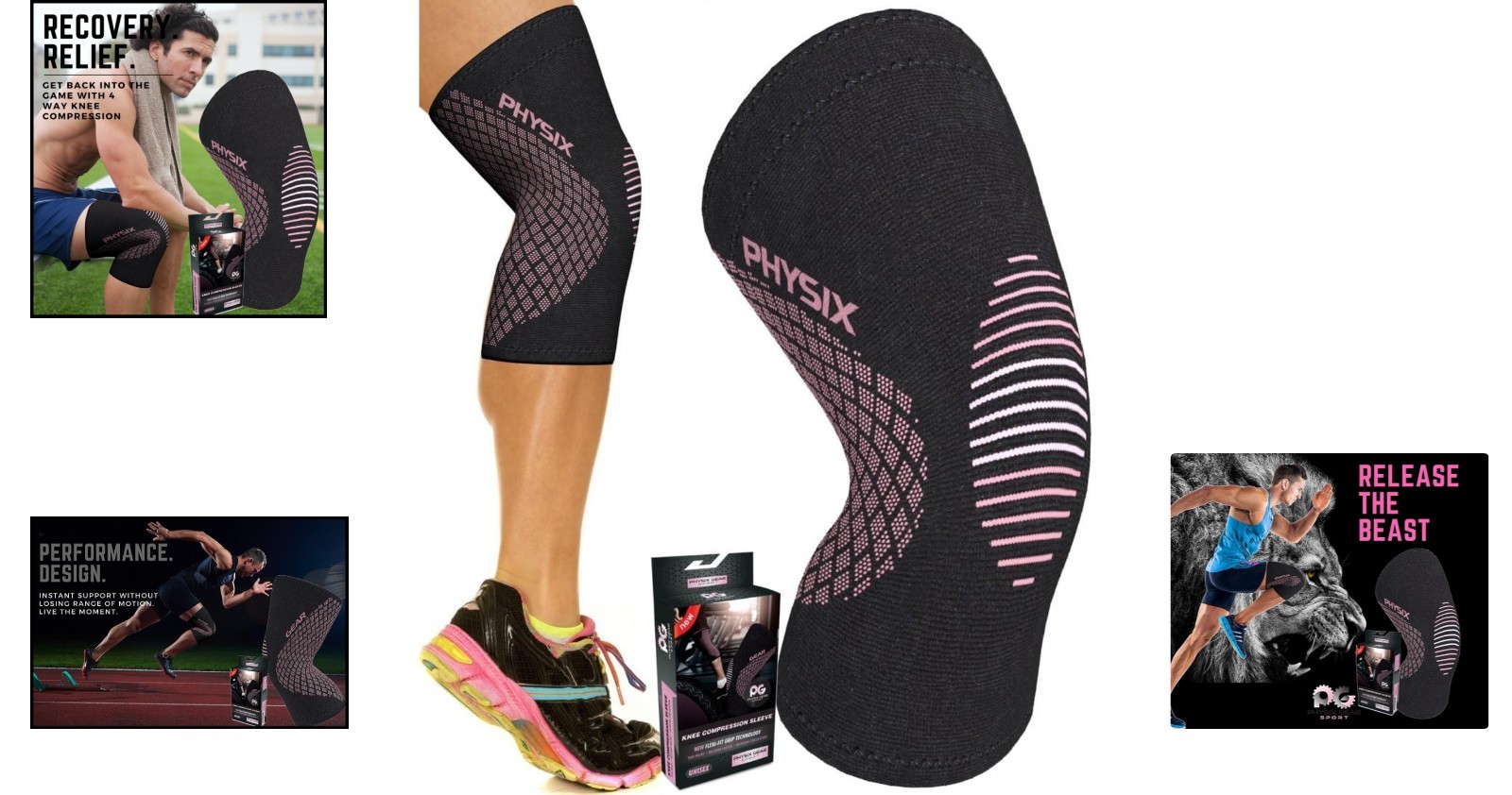 Physix Gear XXL Knee Compression Sleeve – Ultimate Support for Active Lifestyles