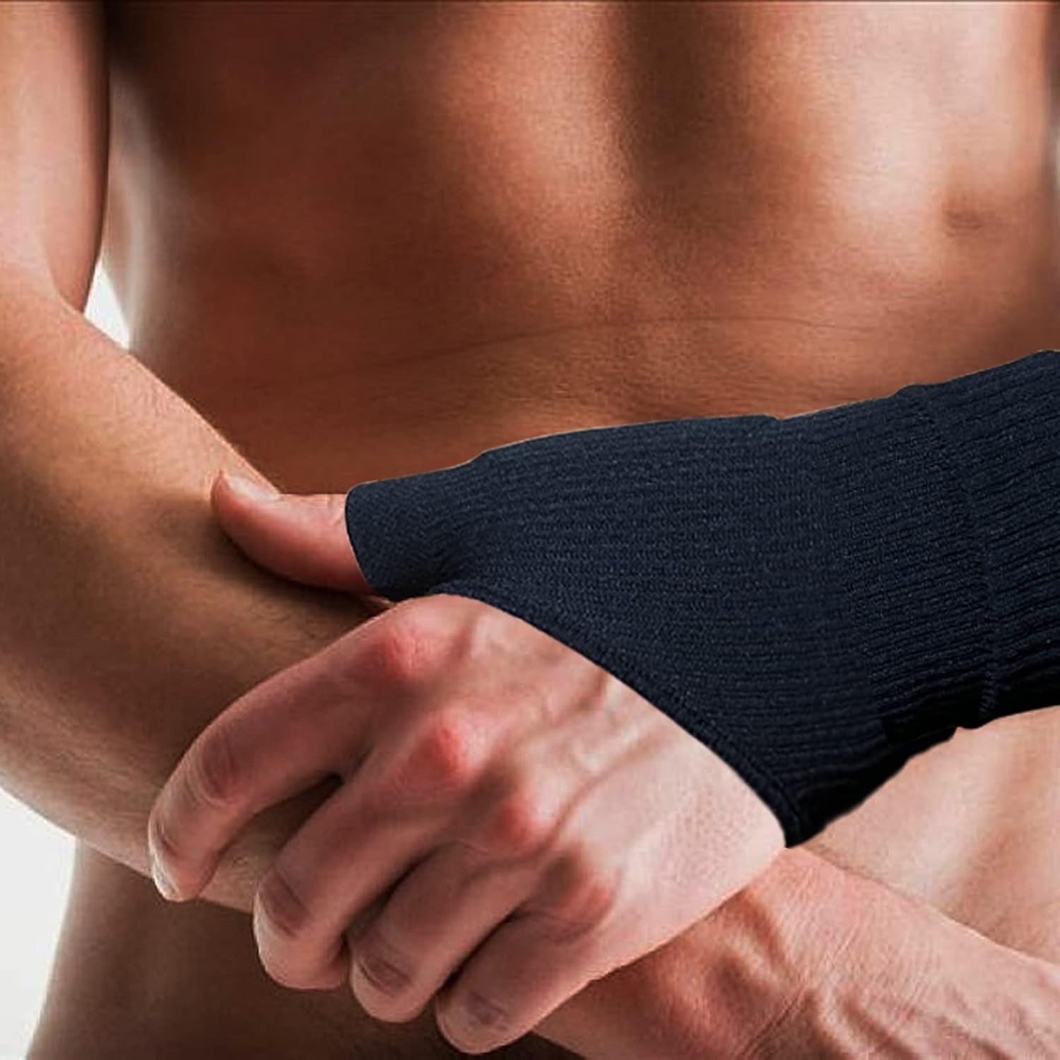 Thumb Arthritis Wrist Brace Compression Gloves,Comfort Fingerless Crocheting …