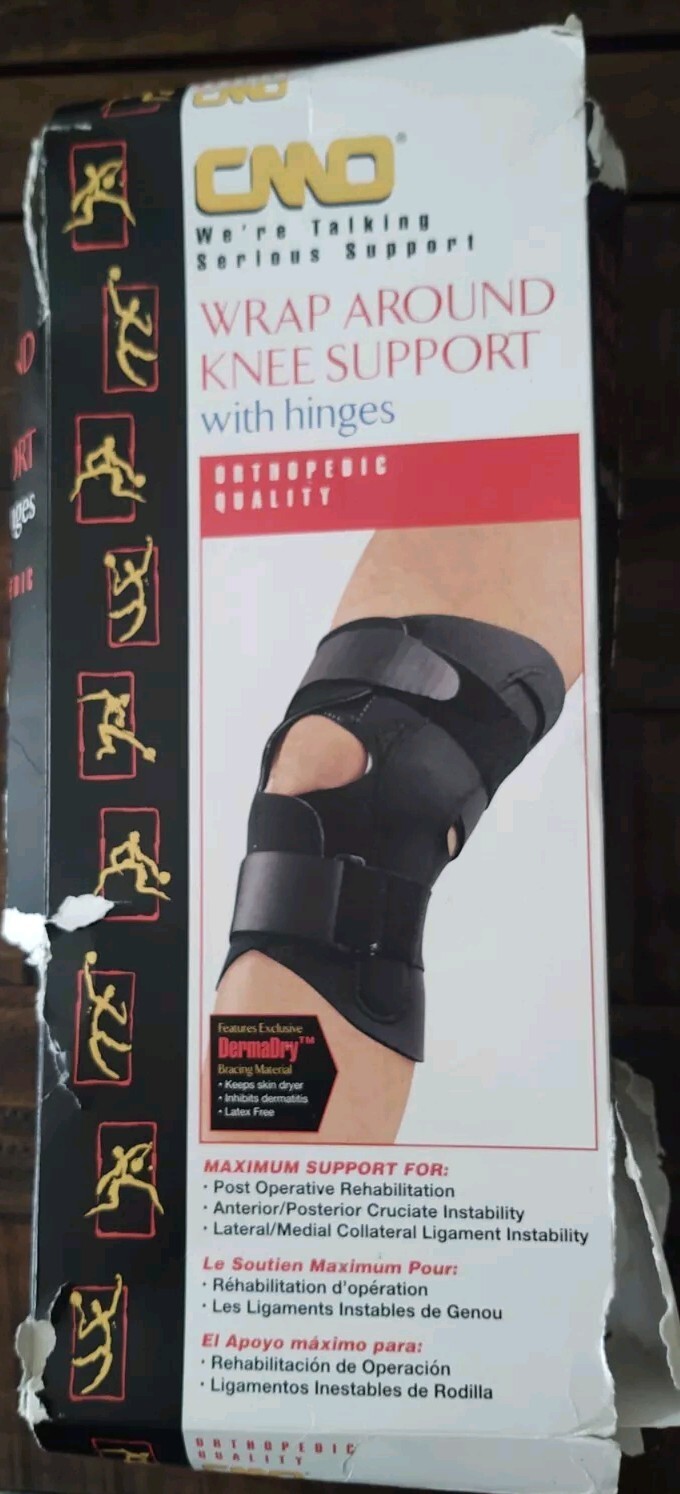 Scott Specialty 56051 Model CMO Wrap Around Hinged Knee Support, XS/SM