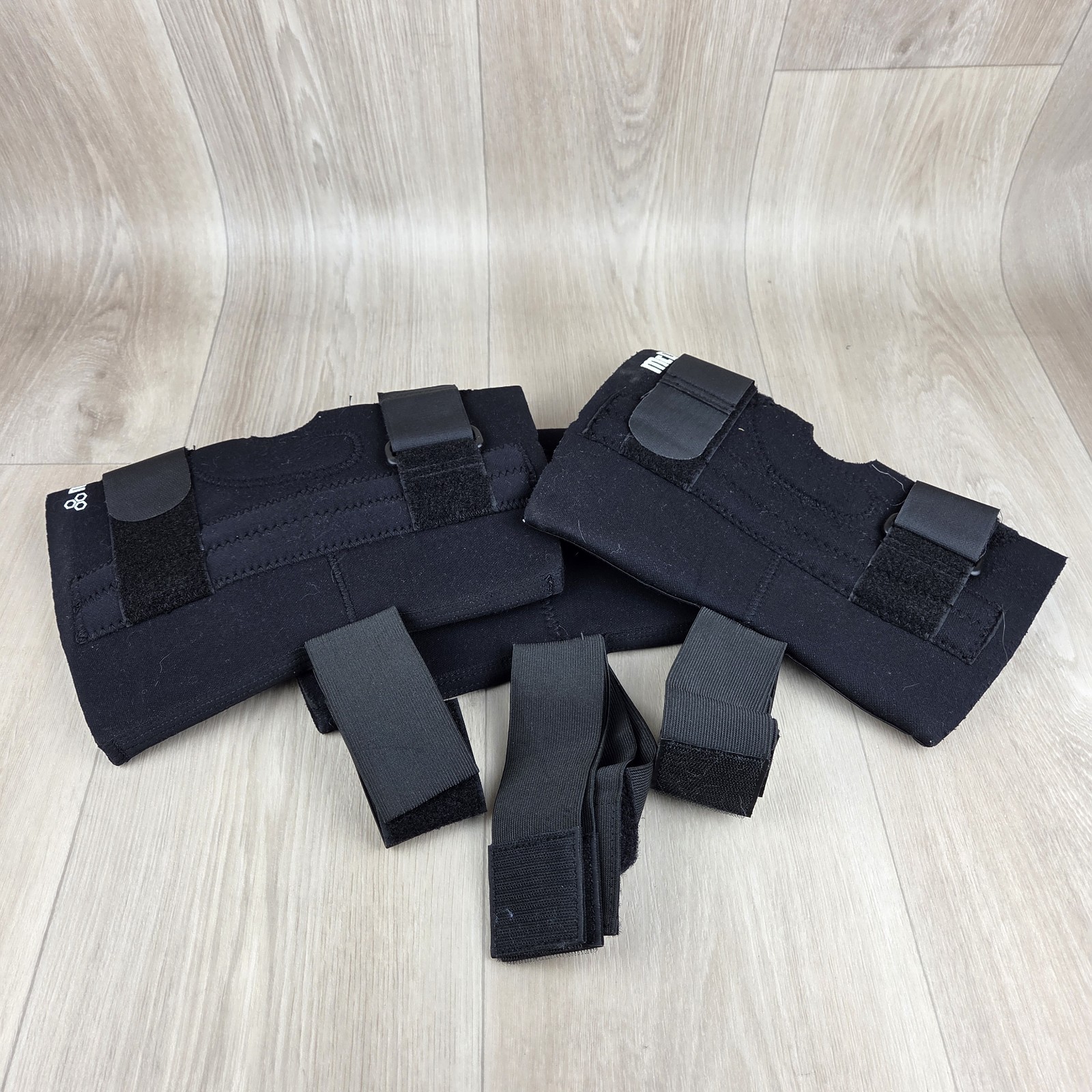 Lot of 7 McDavid Knee Braces Support Adult Size LARGE Adjustable Straps