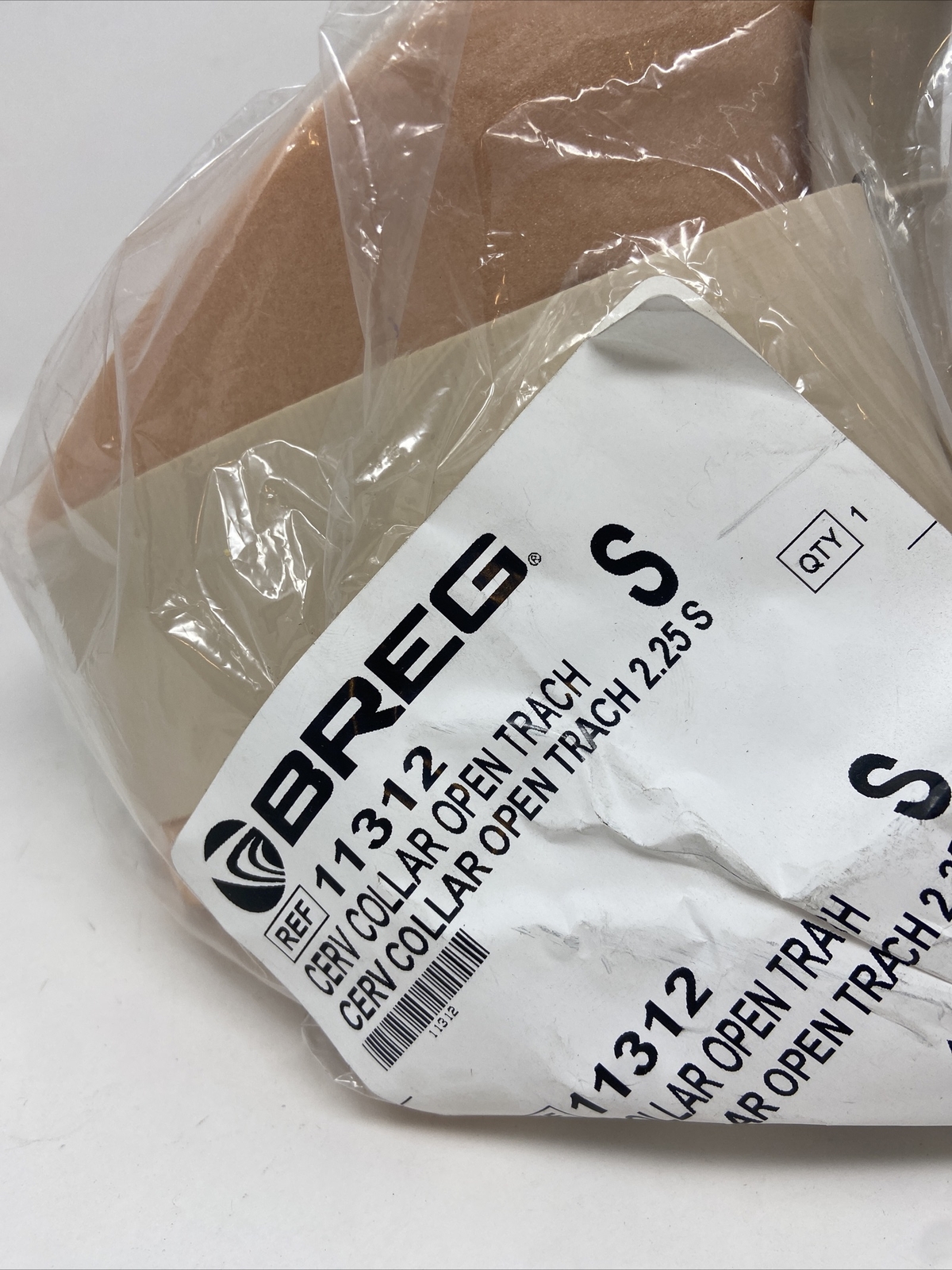 Breg Cervical Collar Neck Brace Open Trachea 11312 S Small 2.25” New