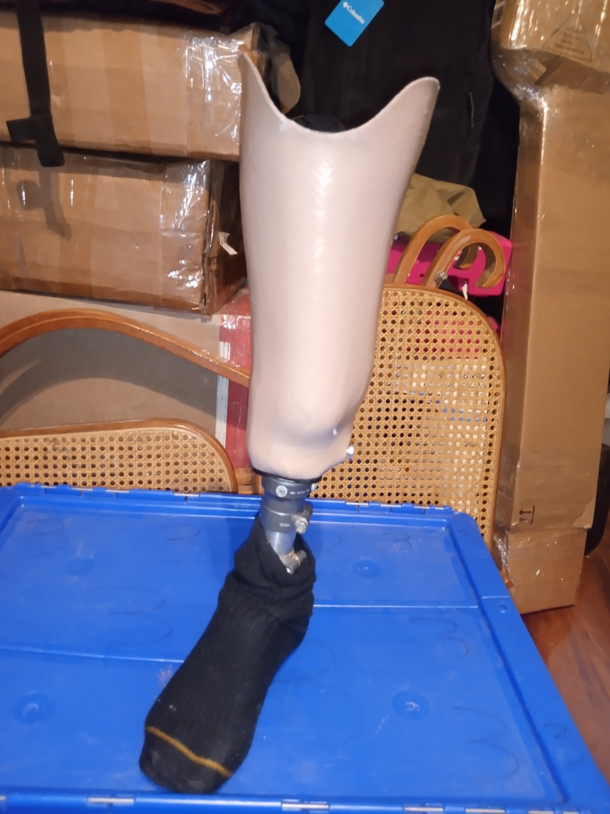 ABILITY Below The Knee Adult Prosthetic Carbon Fiber W/ Ottobock Titanium Ankle