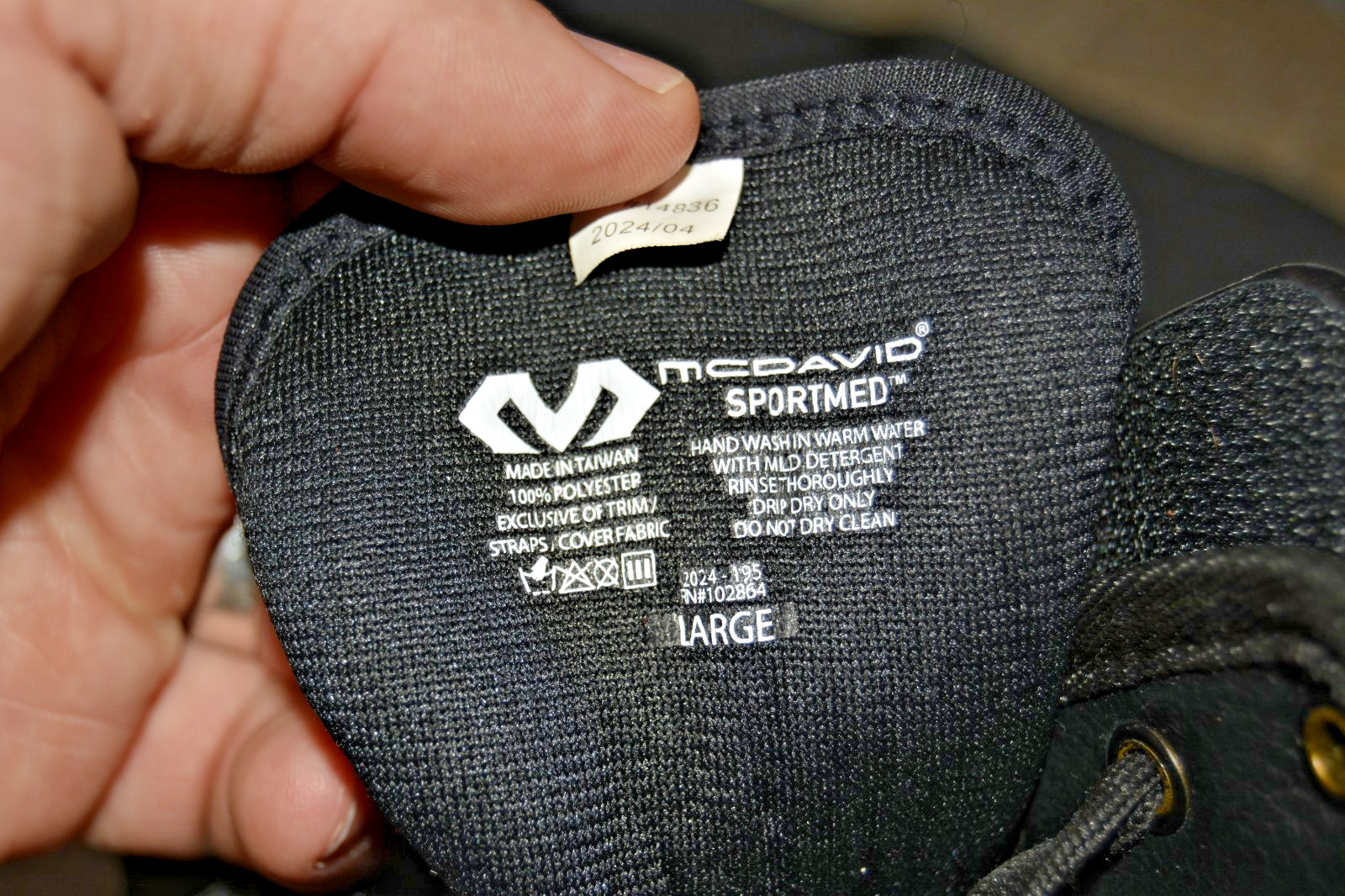 Set 2 McDavid 195 Ankle Brace Adjustable w/ Laces Black Unisex Stabilization