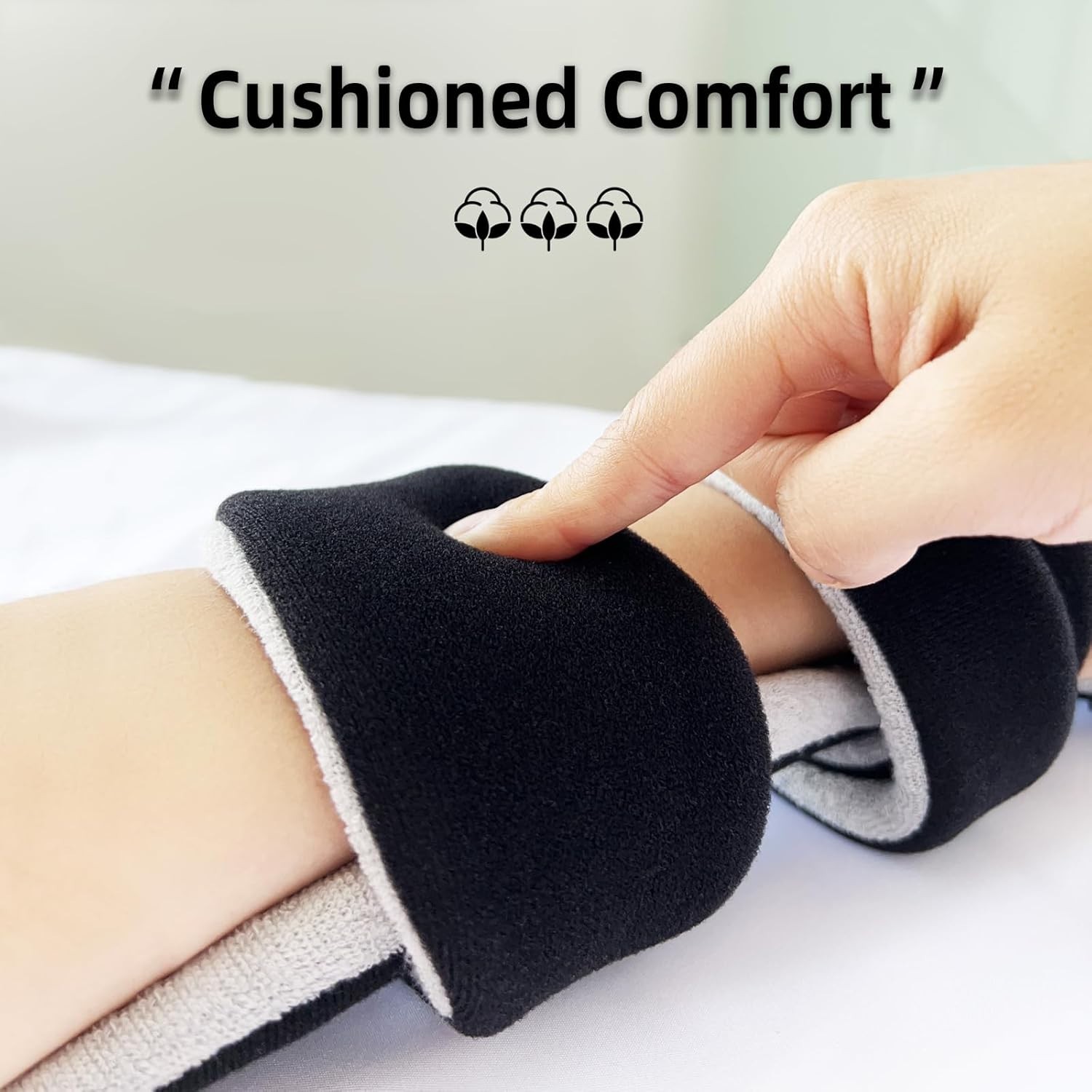 Soft Functional Resting Hand Splint with Finger Separator,Stroke Hand Brace B…