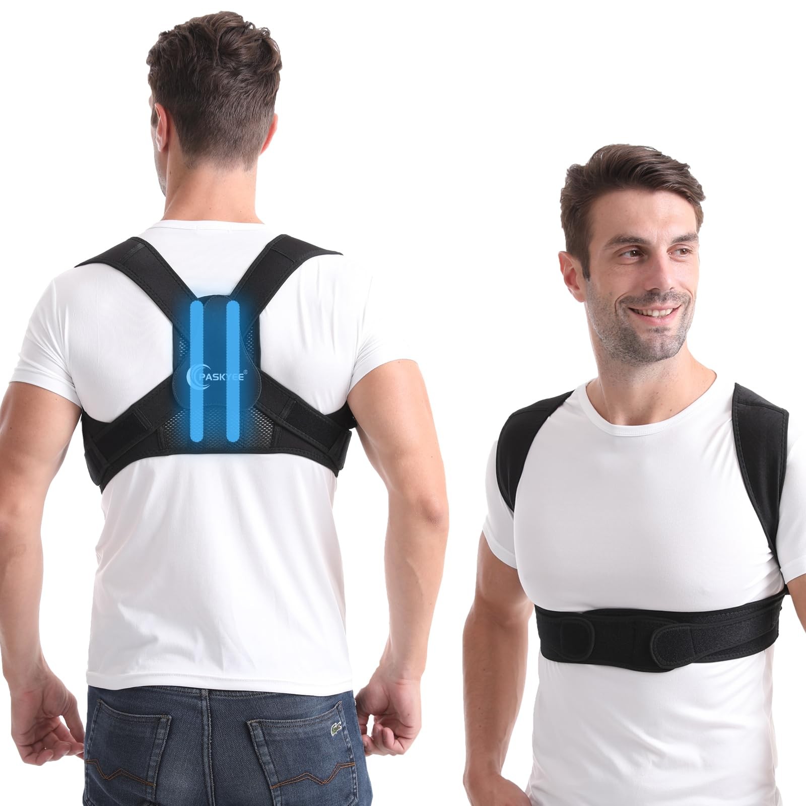 Posture Corrector for and Men, Adjustable Back Brace for Neck, Shoulder, and …
