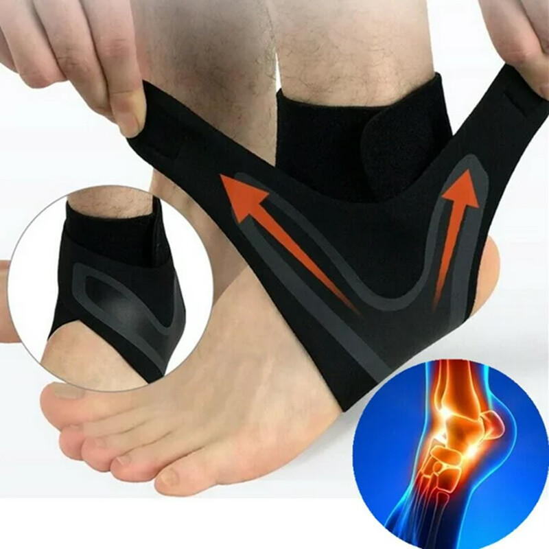Ankle Brace Fitness Foot Sprain Support Bandage Achilles Strap Guard Protector