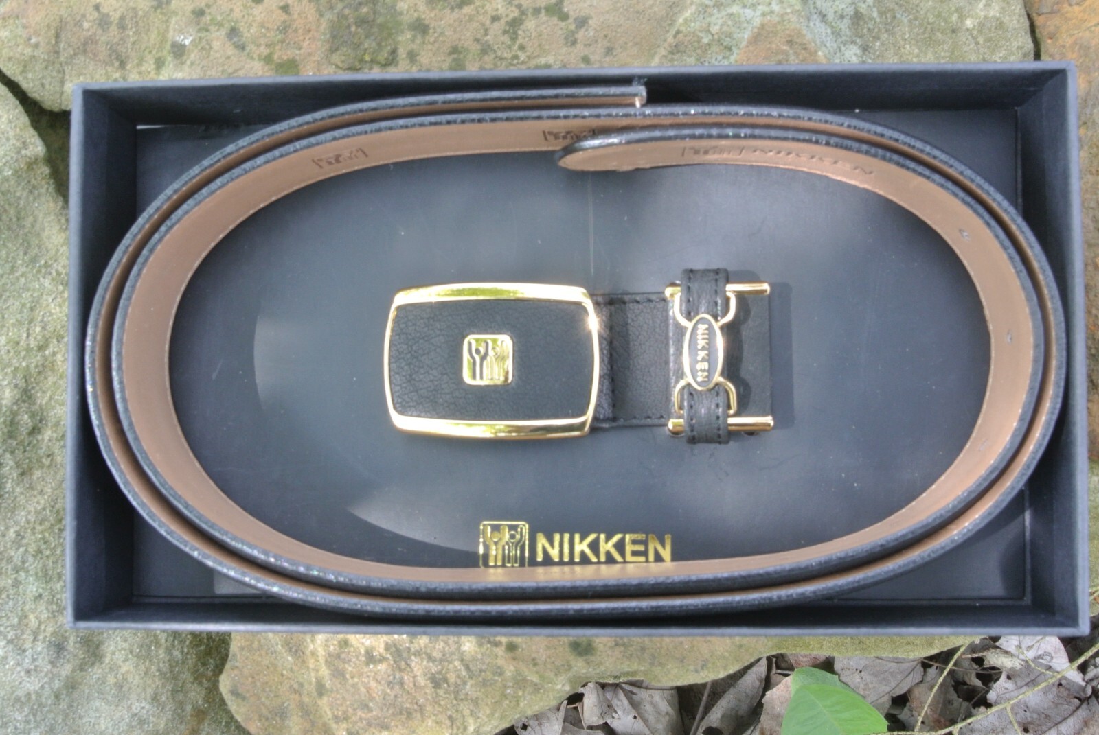 NIKKEN BELT 1486 WITH BELT BUCKLE NEW IN BOX NIB 38