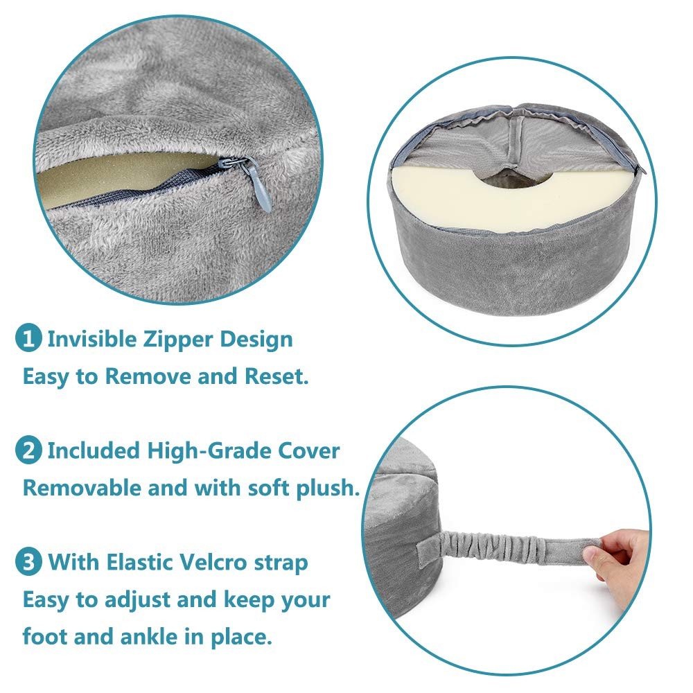 Foot Elevation Pillow Ankle Protector Heel for Pressure Sores Ulcer Cushion F…