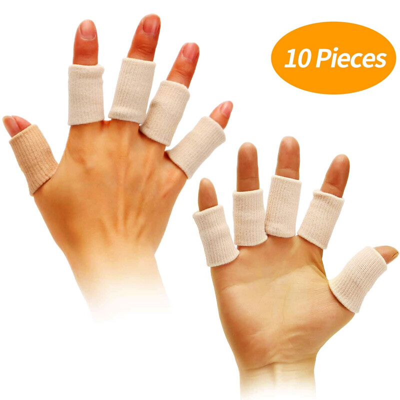 Finger Sleeves Splint Brace Support Compression Arthritis Triggger Finger Sports