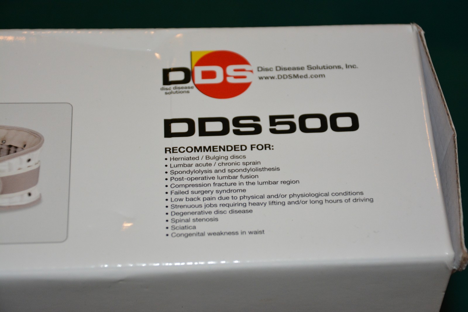 DDS 500 Disc Disease Solutions Back Brace Spinal Air Decompression XXL 2XL