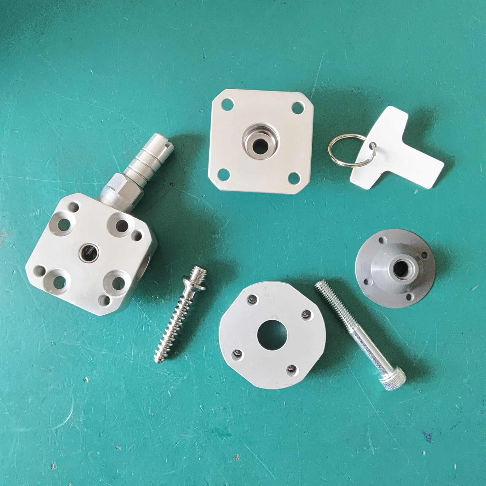 External Prosthetic Silicone Lock Square Aluminum Magnesium Alloy 100kg