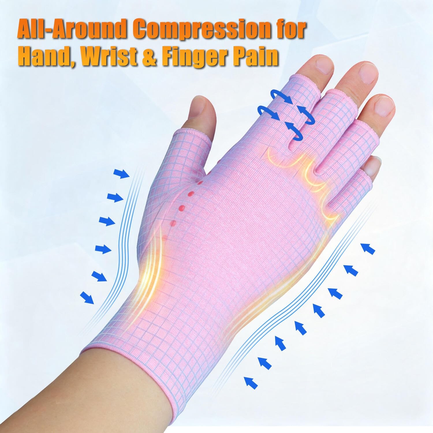 Big Mango Compression Arthritis Gloves for Women Men, Hand Compression Gloves…
