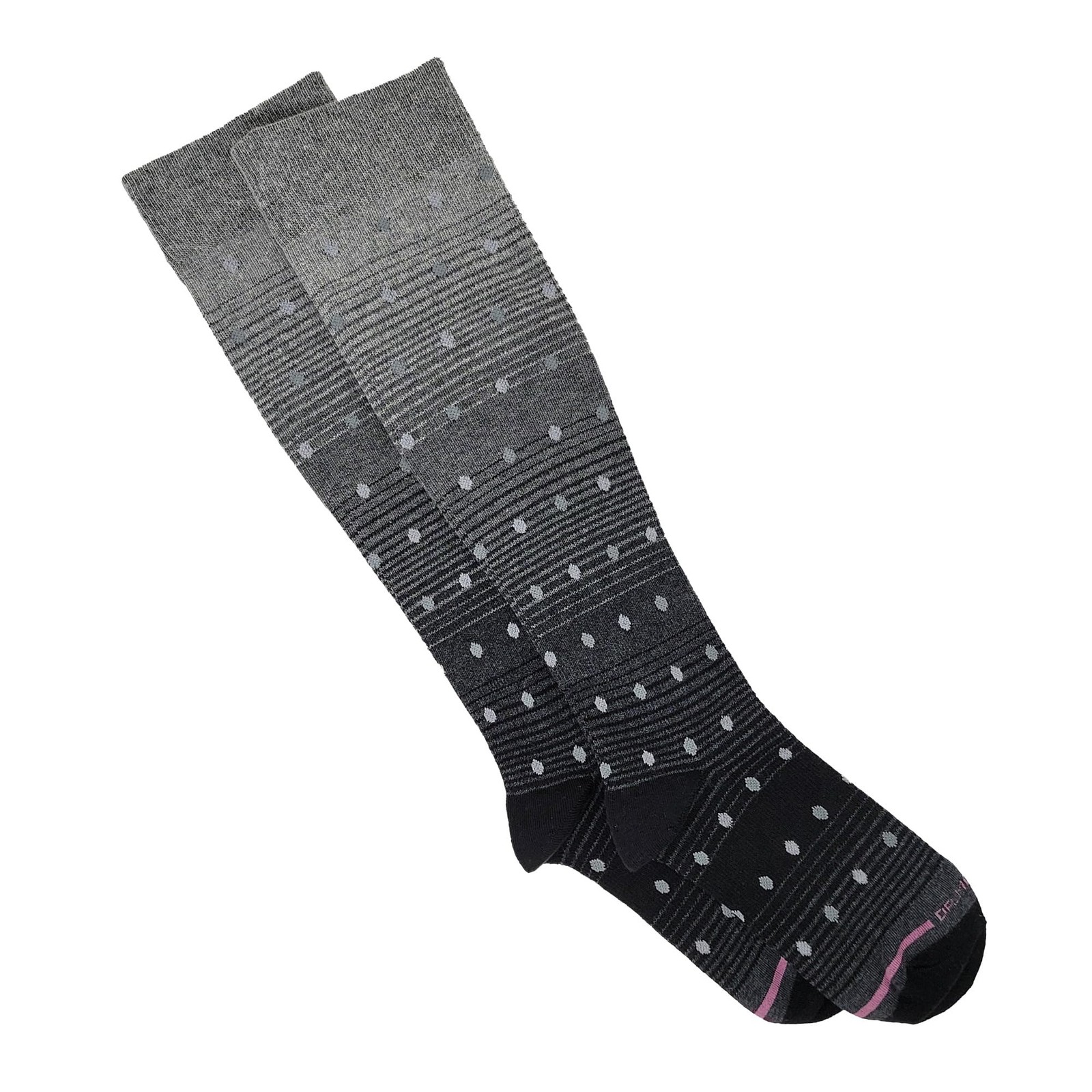 Dr Motion Womens Compression Knee High Socks 15-20 mmHg 3 Pairs