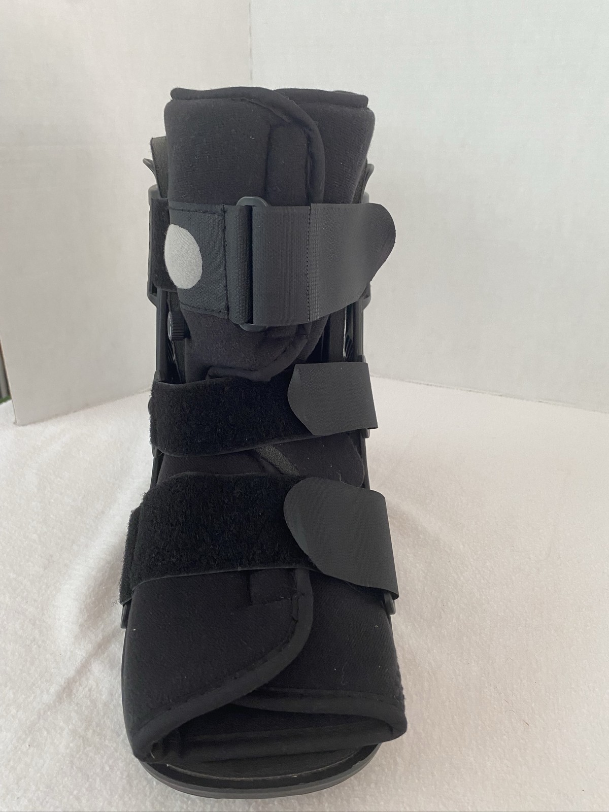 Orthopedic Walking Boot L Black Inflatable Air Bladder Adjustable Straps