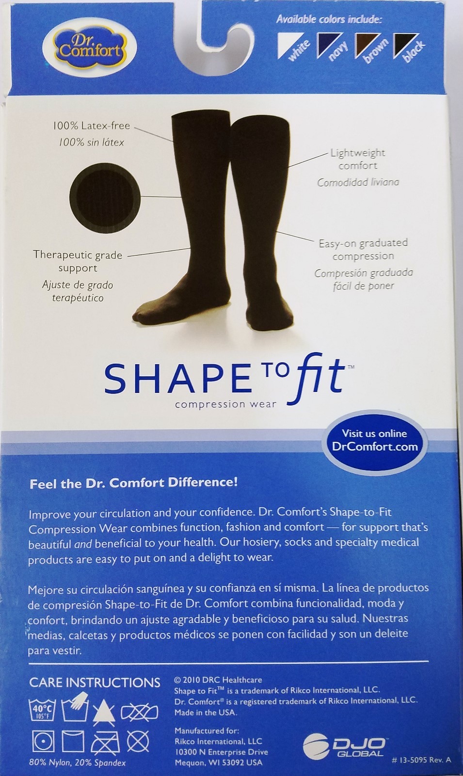 Mens Compression Dress Socks 15-20 mmHg Calf Length Supports Graduated Therapy