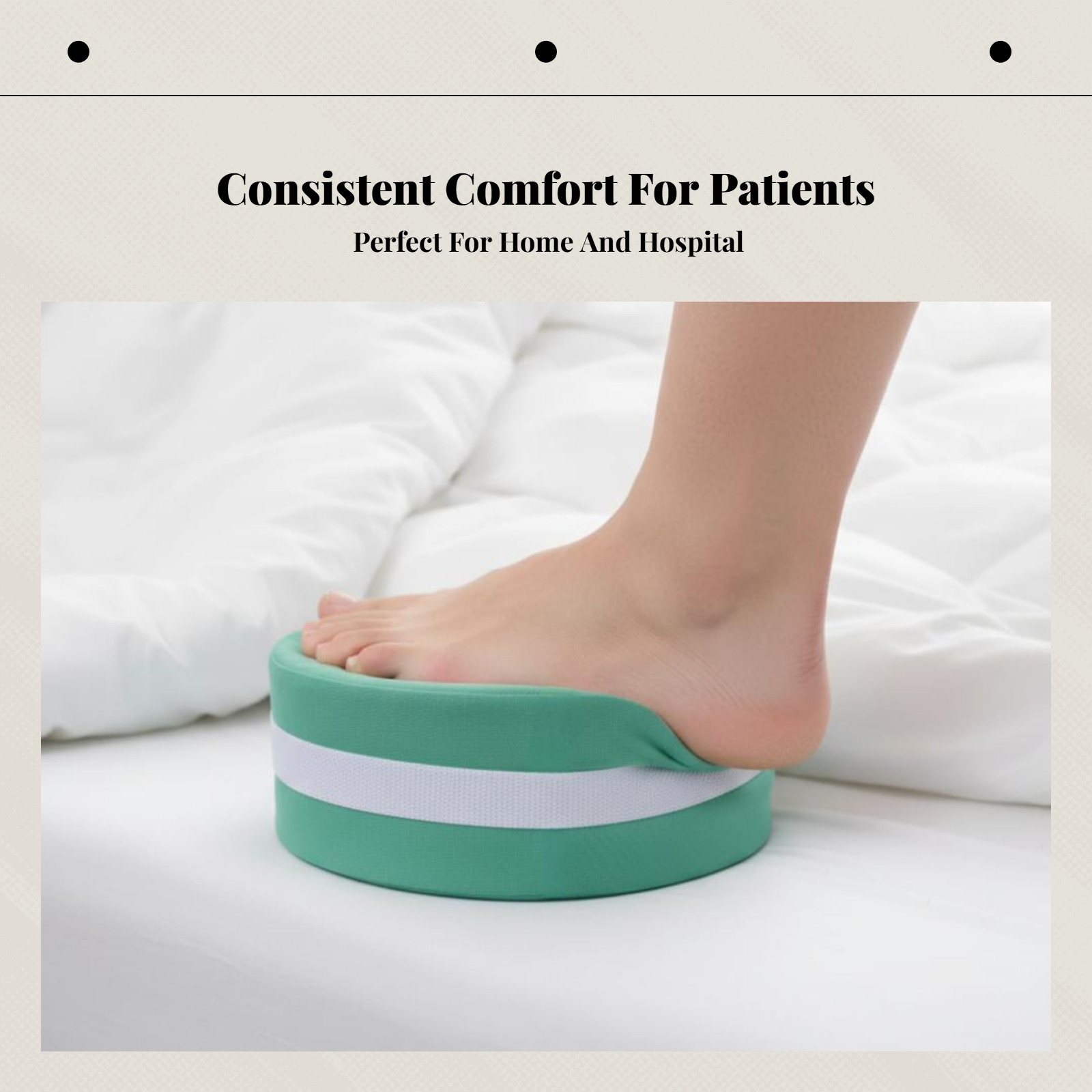 Elevating Foot Cushion Hands Leg for Bedridden Support Cushion Green