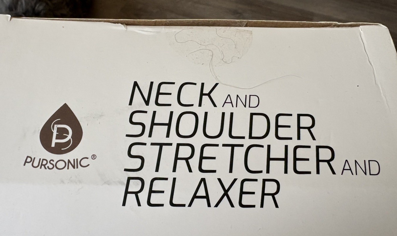 NIB Pursonic Neck and Shoulder Stretcher and Relaxer •Pain Relief In Minutes